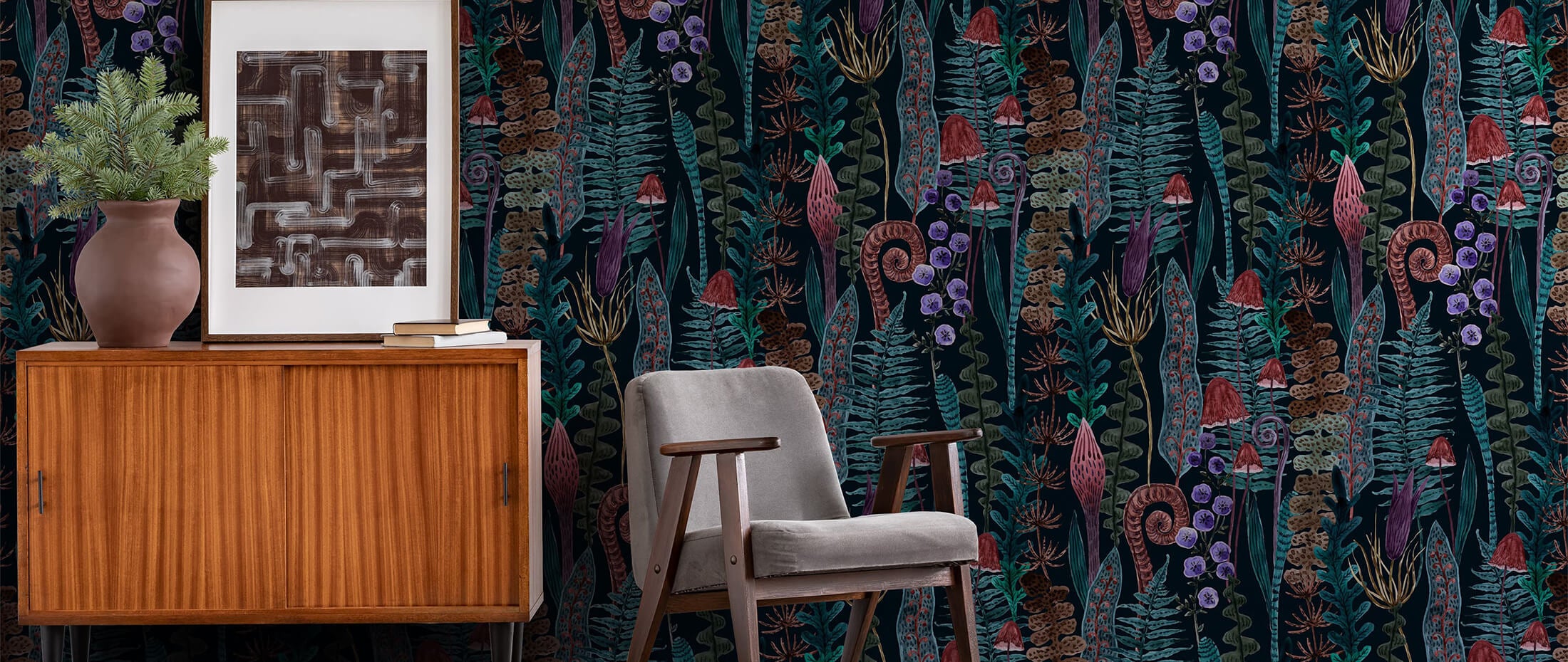 Botanical Wallpapers for Walls | Nature-Inspired Designs – Walltrendz