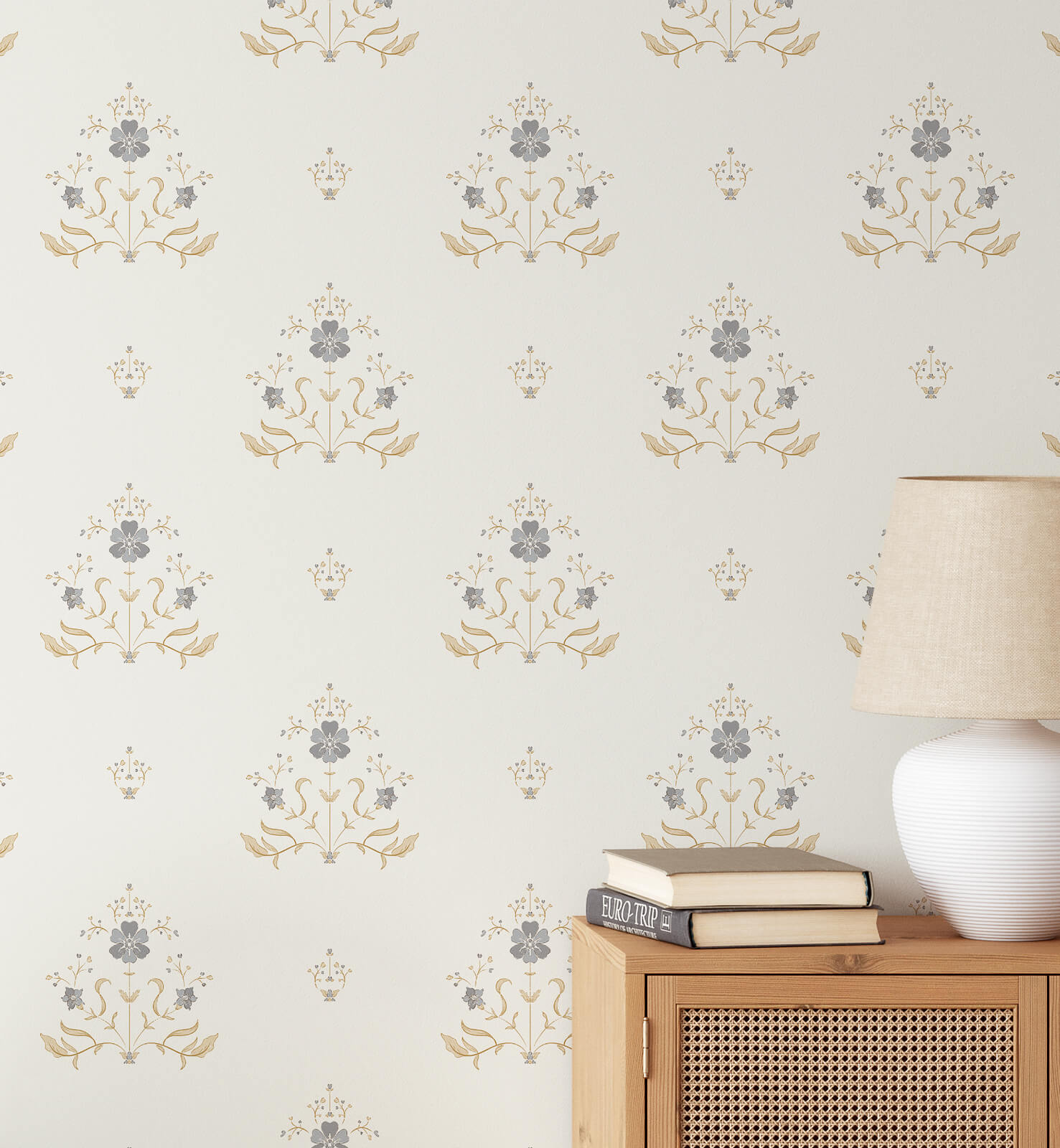 Damask Boho Wallpaper