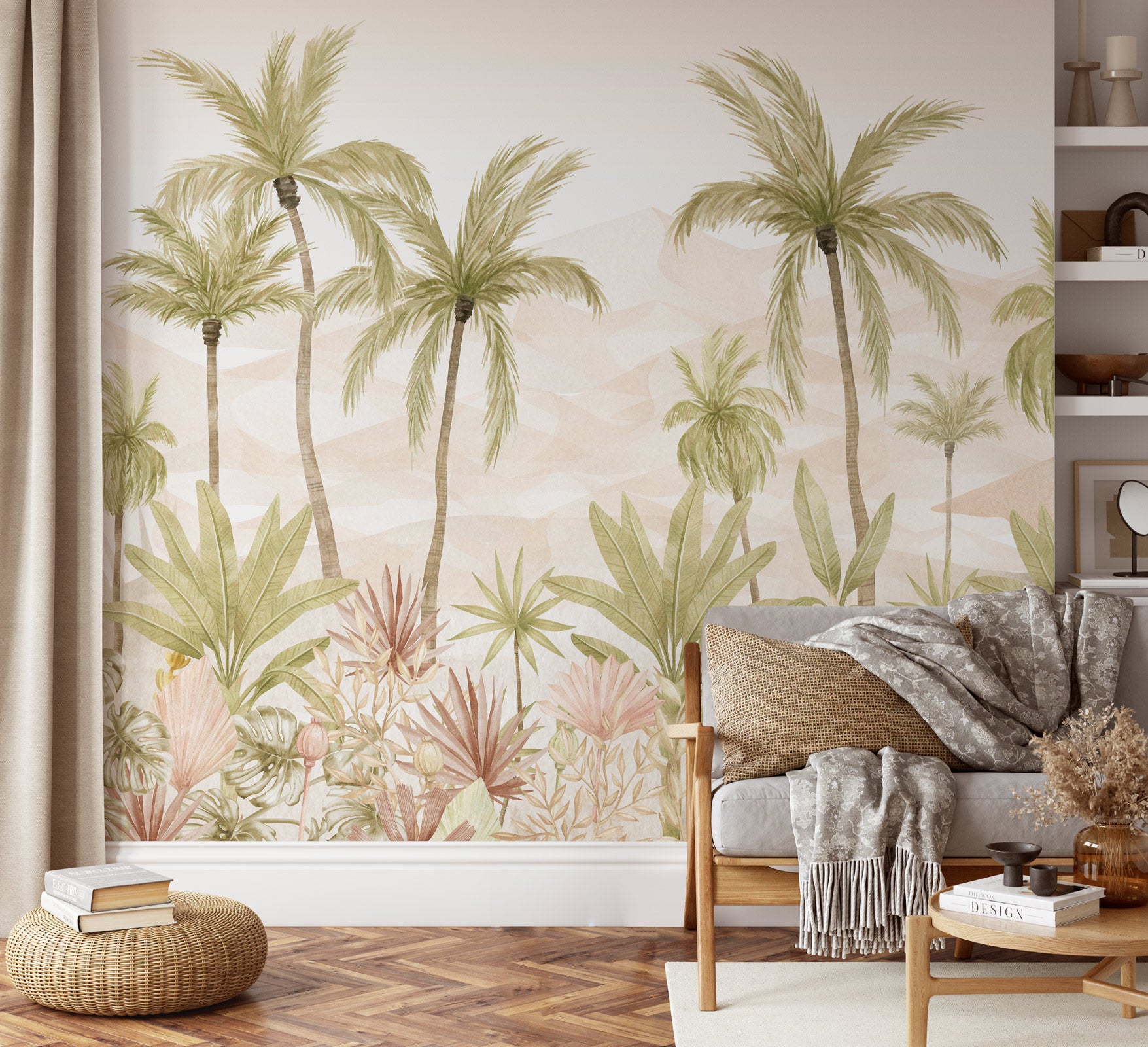 Tropical Palm Paradise Wallpaper