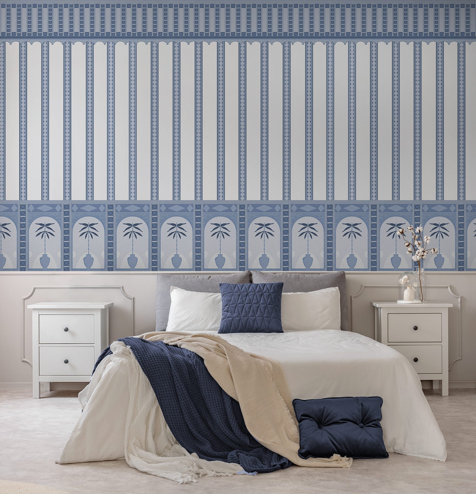 Ethnic Indian Strip Wallpaper