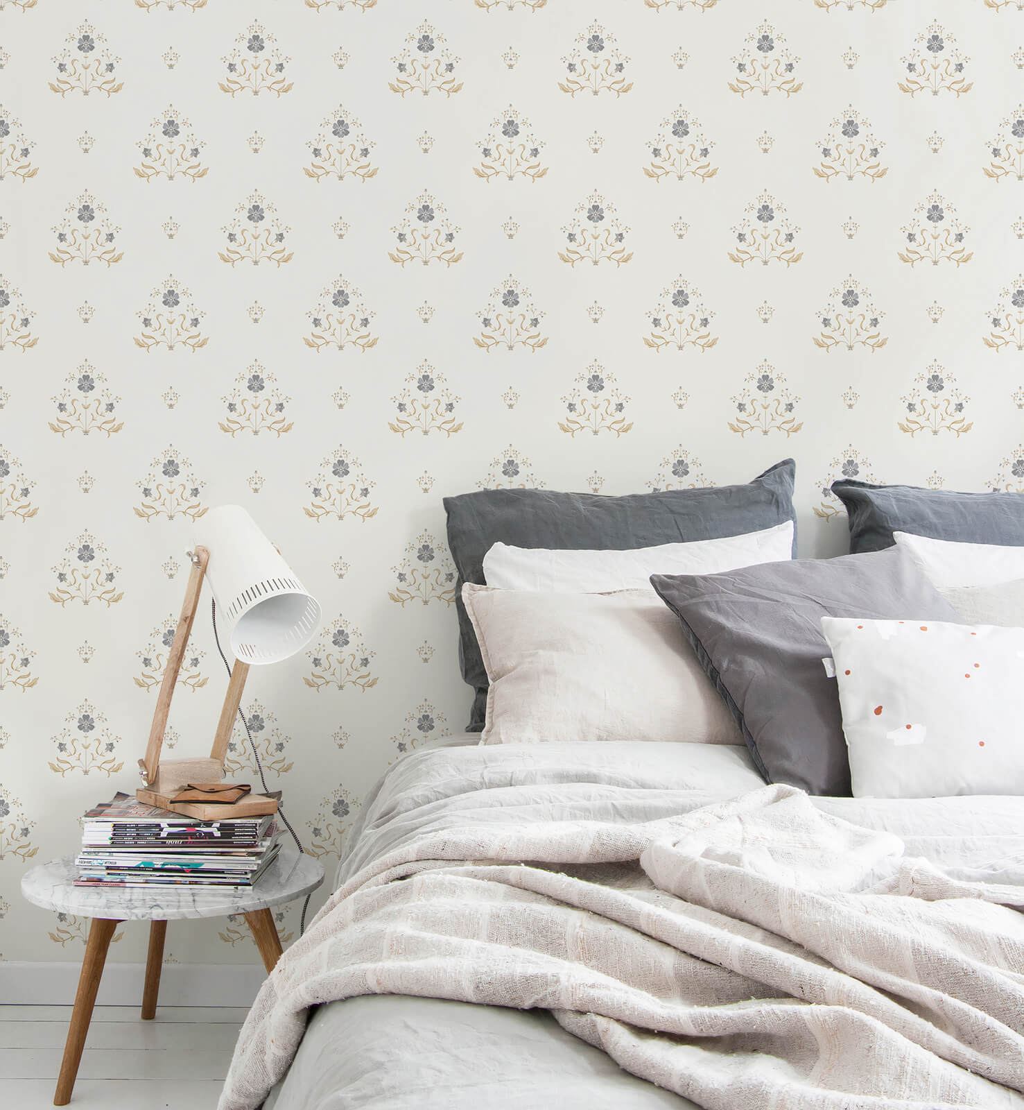 Damask Boho Wallpaper