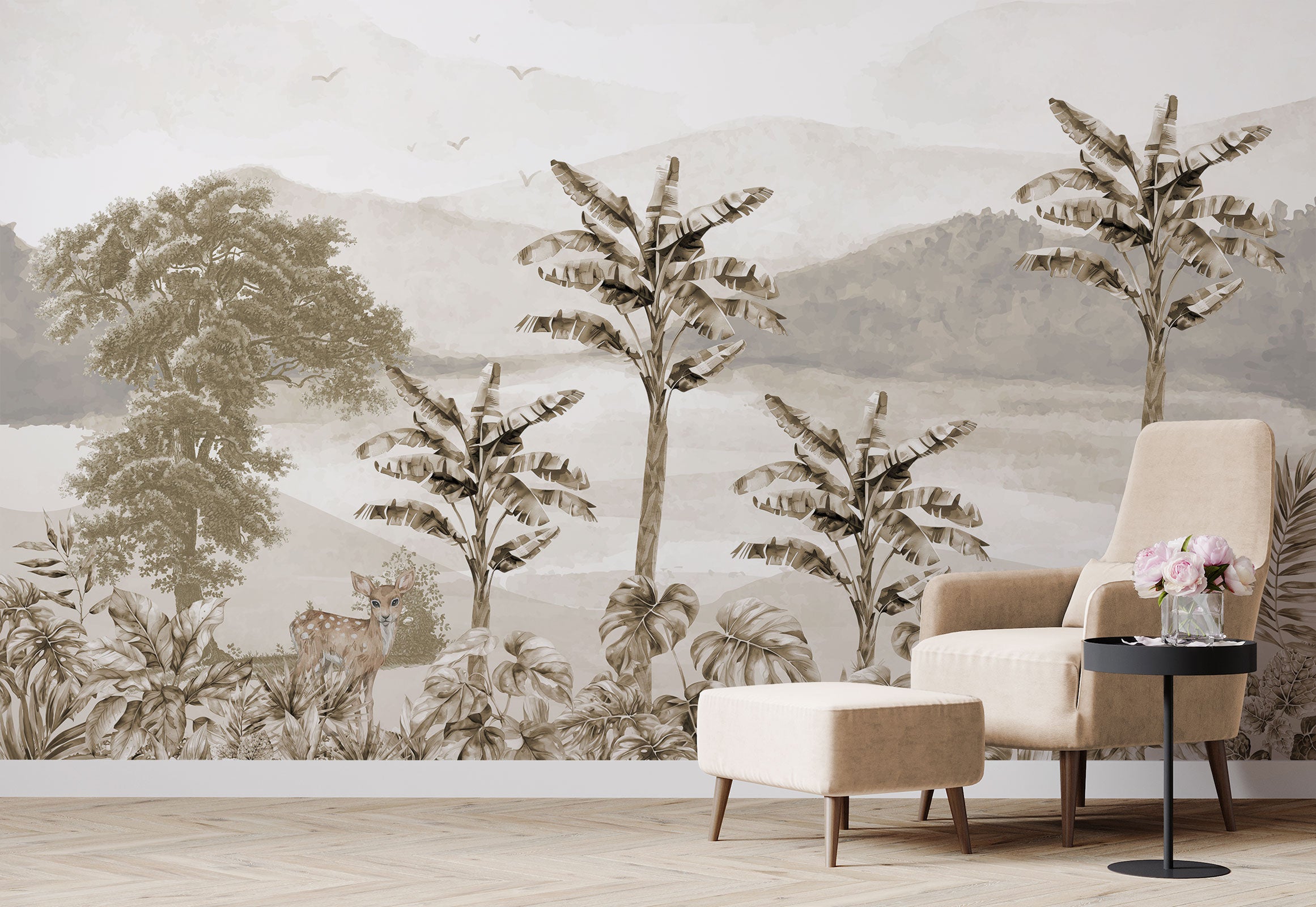 Tropical Forest landscape Wallpaper