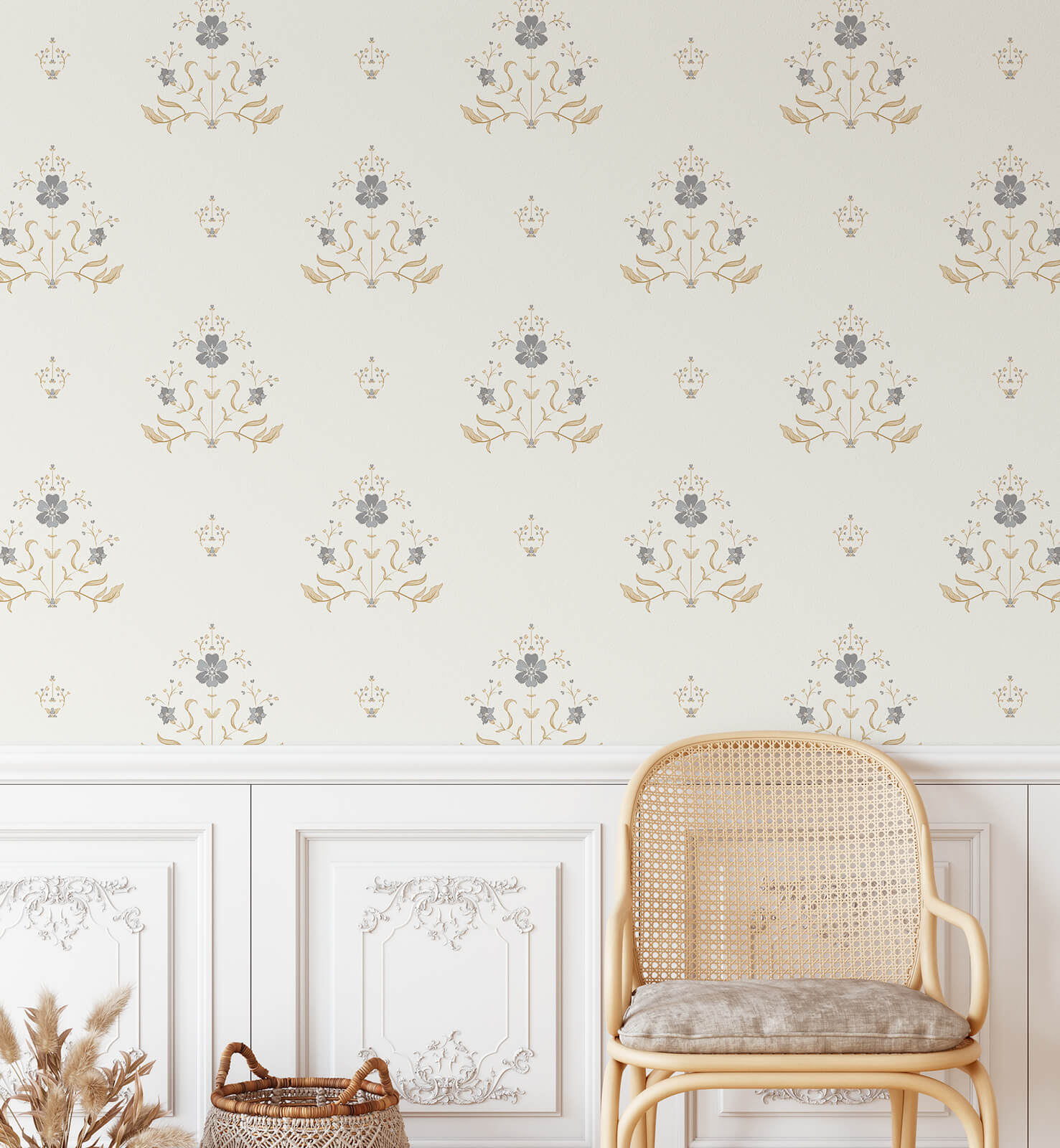 Damask Boho Wallpaper