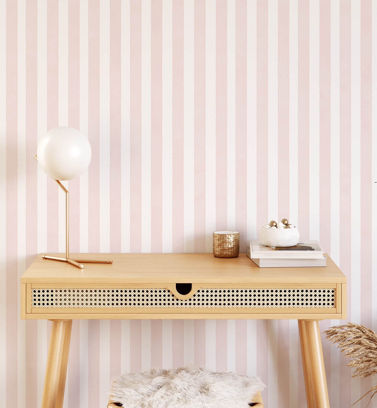 Abstract Watercolor Line Wallpaper