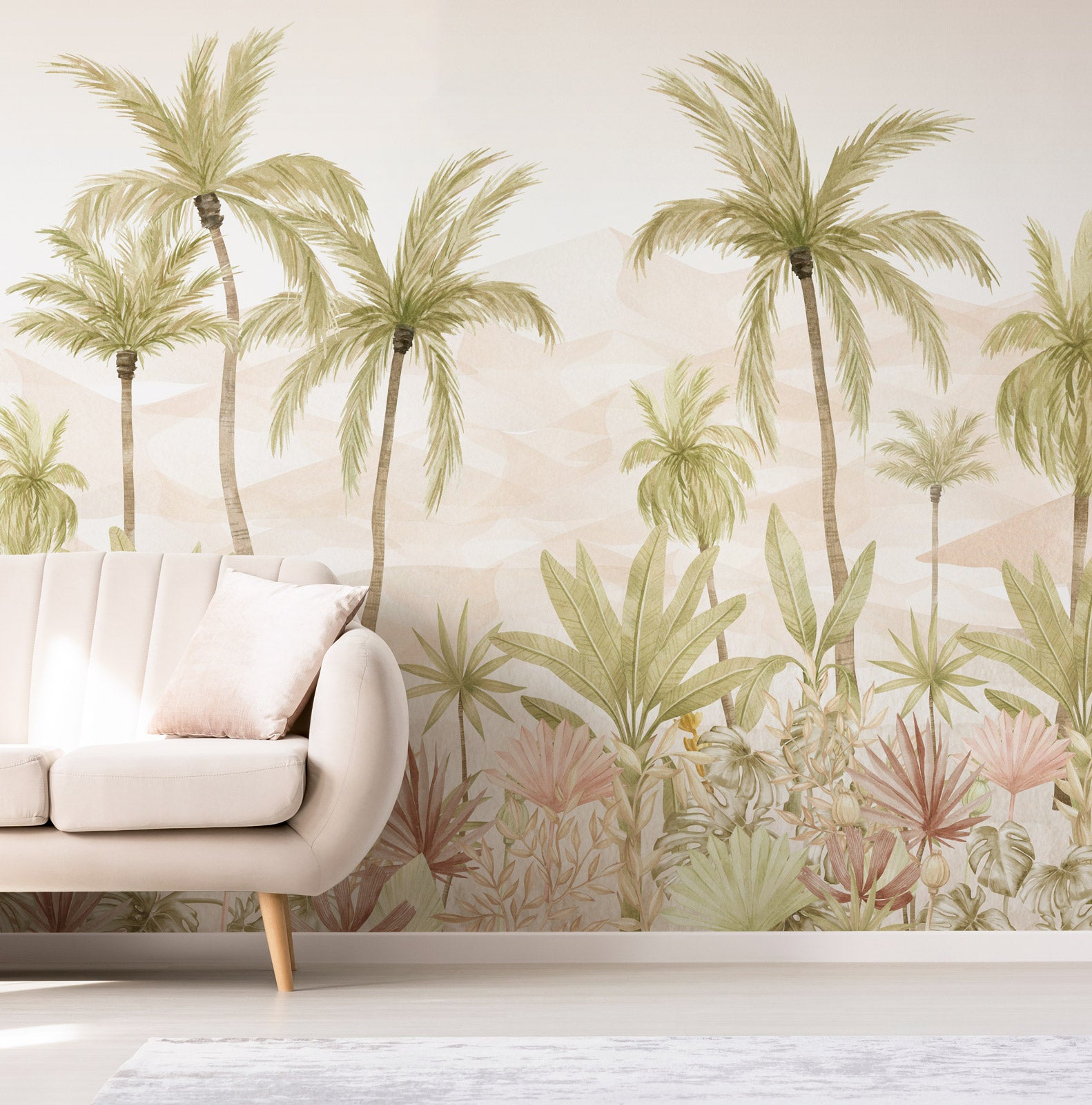 Tropical Palm Paradise Wallpaper