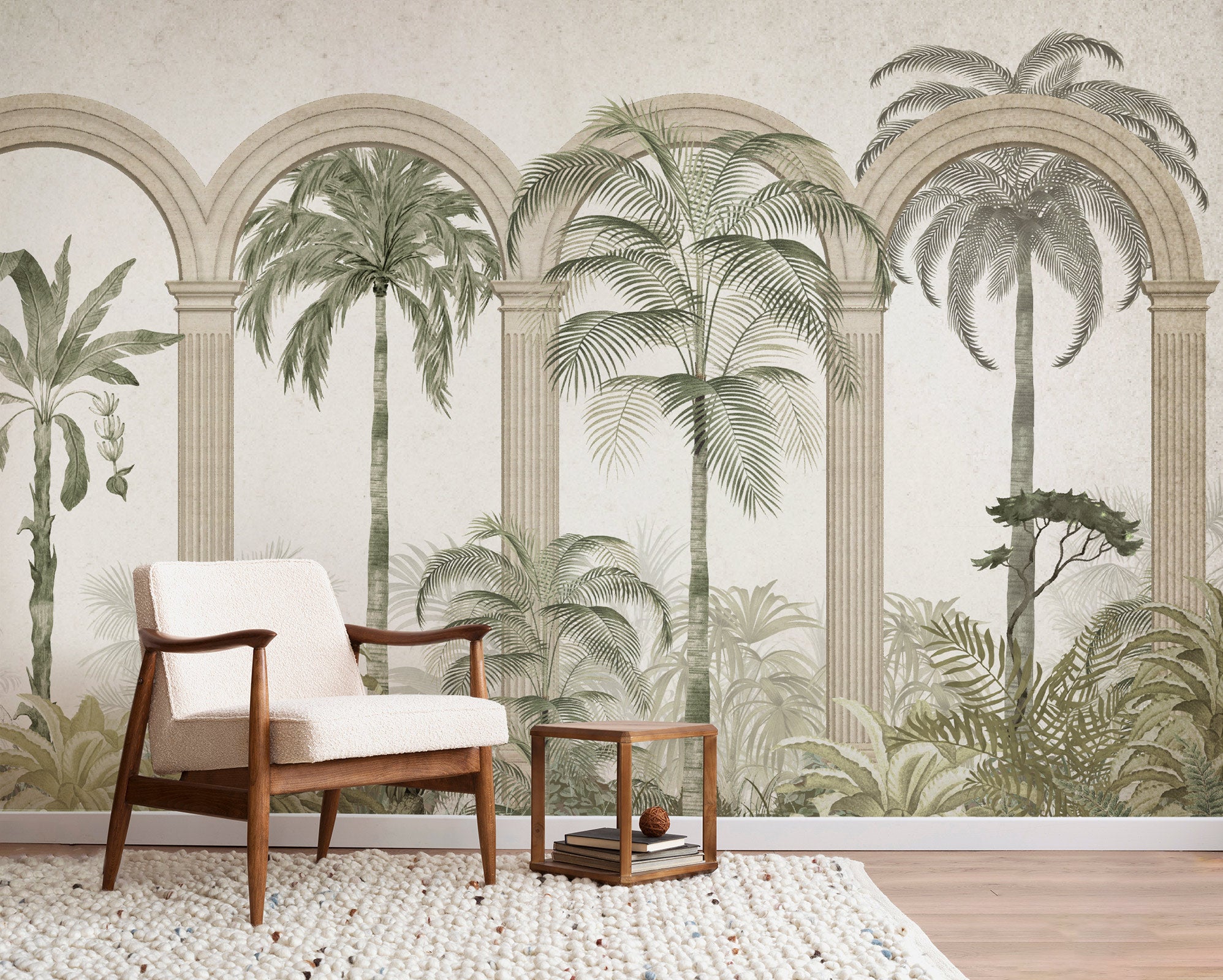 Tropical Arch Mural Wallpaper