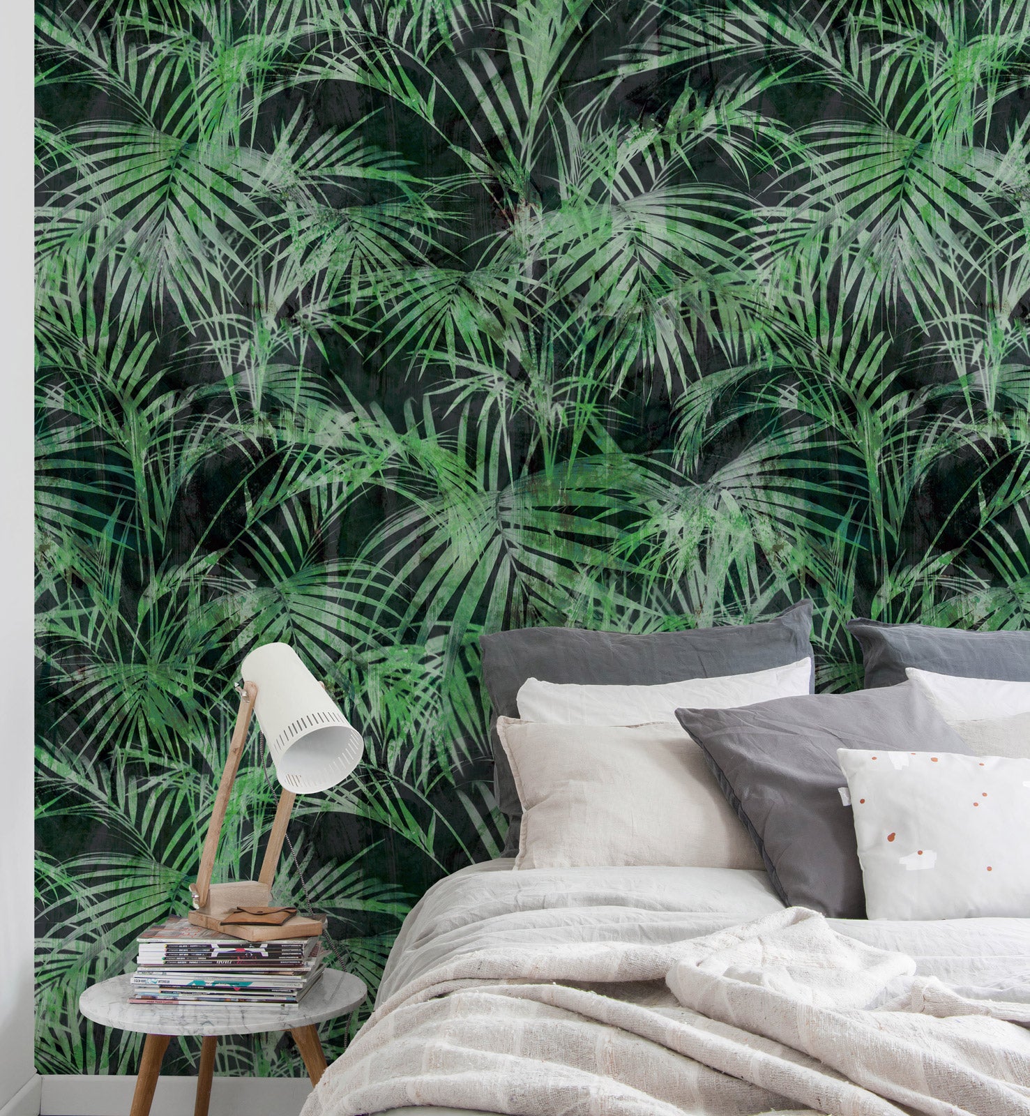 Tropical Exotic leaves Wallpaper