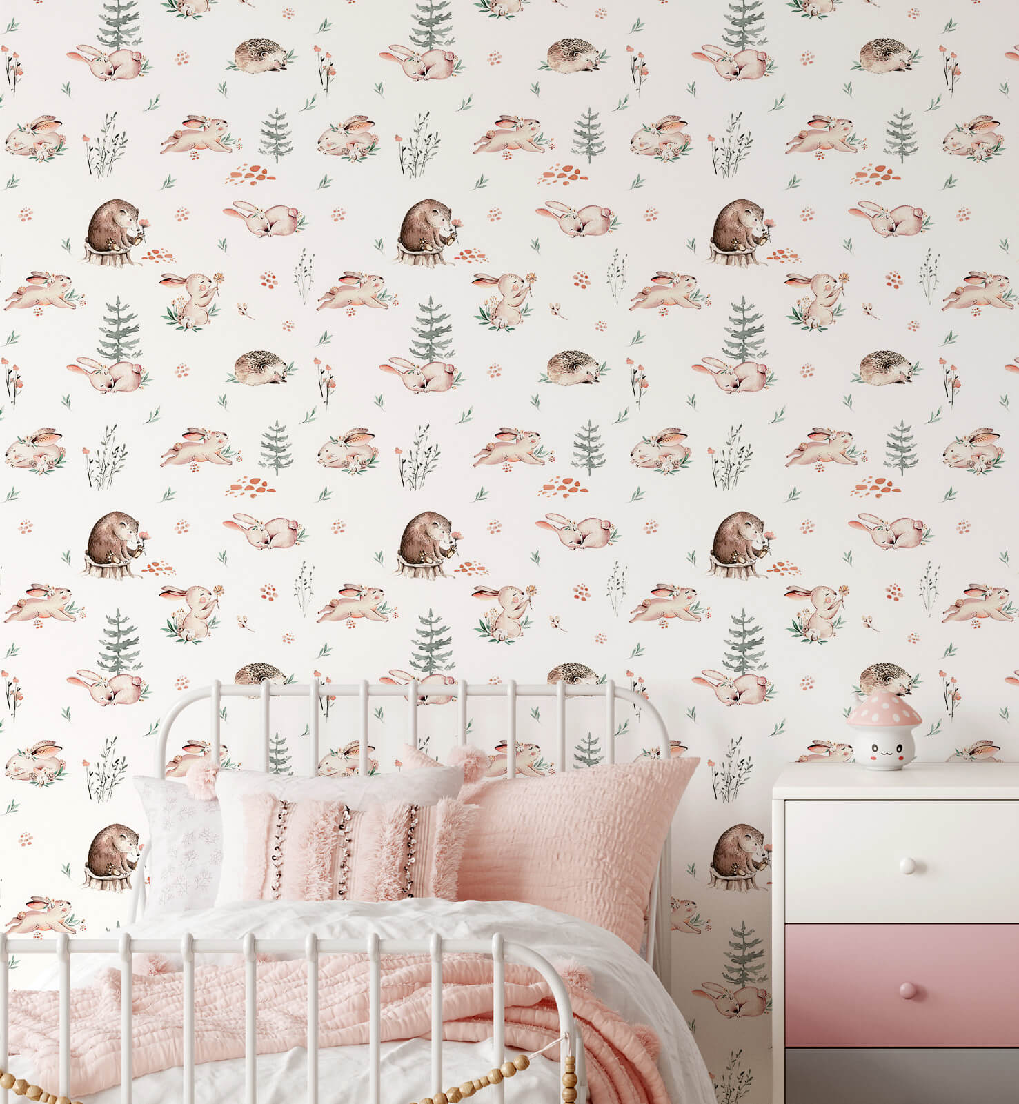 Cute Watercolor Baby Fox Wallpaper