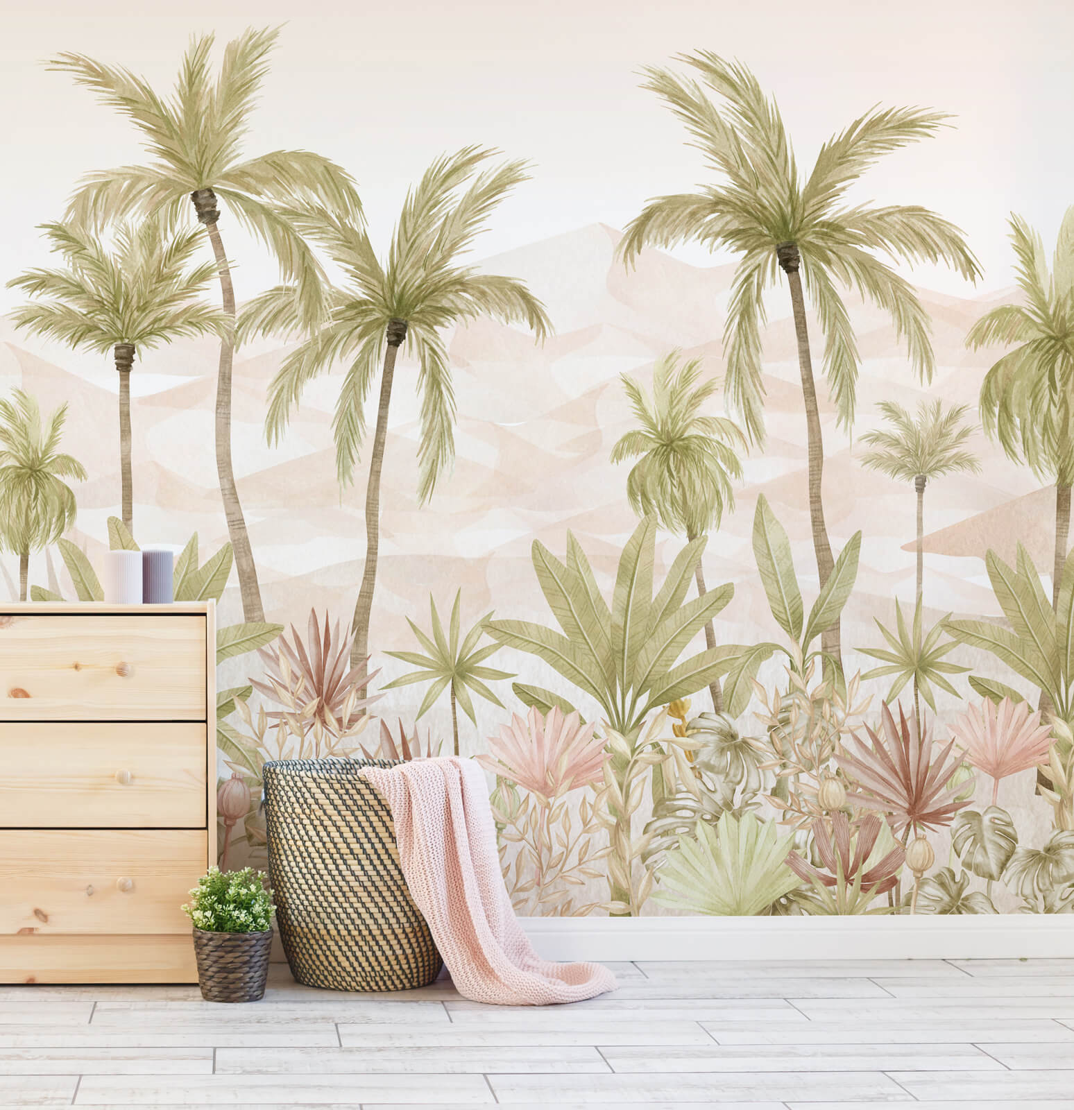 Tropical Palm Paradise Wallpaper