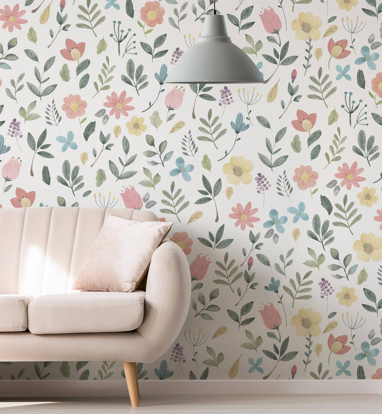 Watercolor Floral Wallpaper