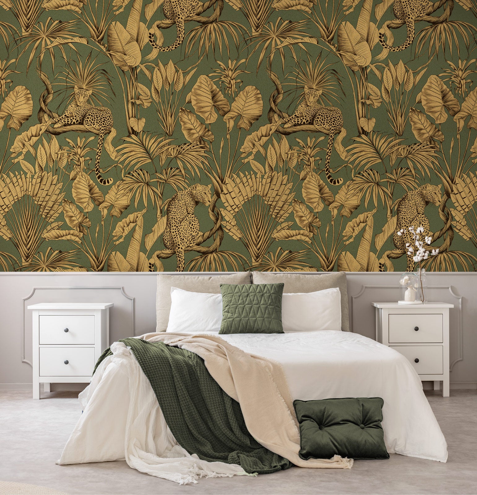 Tropical With Animal Palm Tree Wallpaper