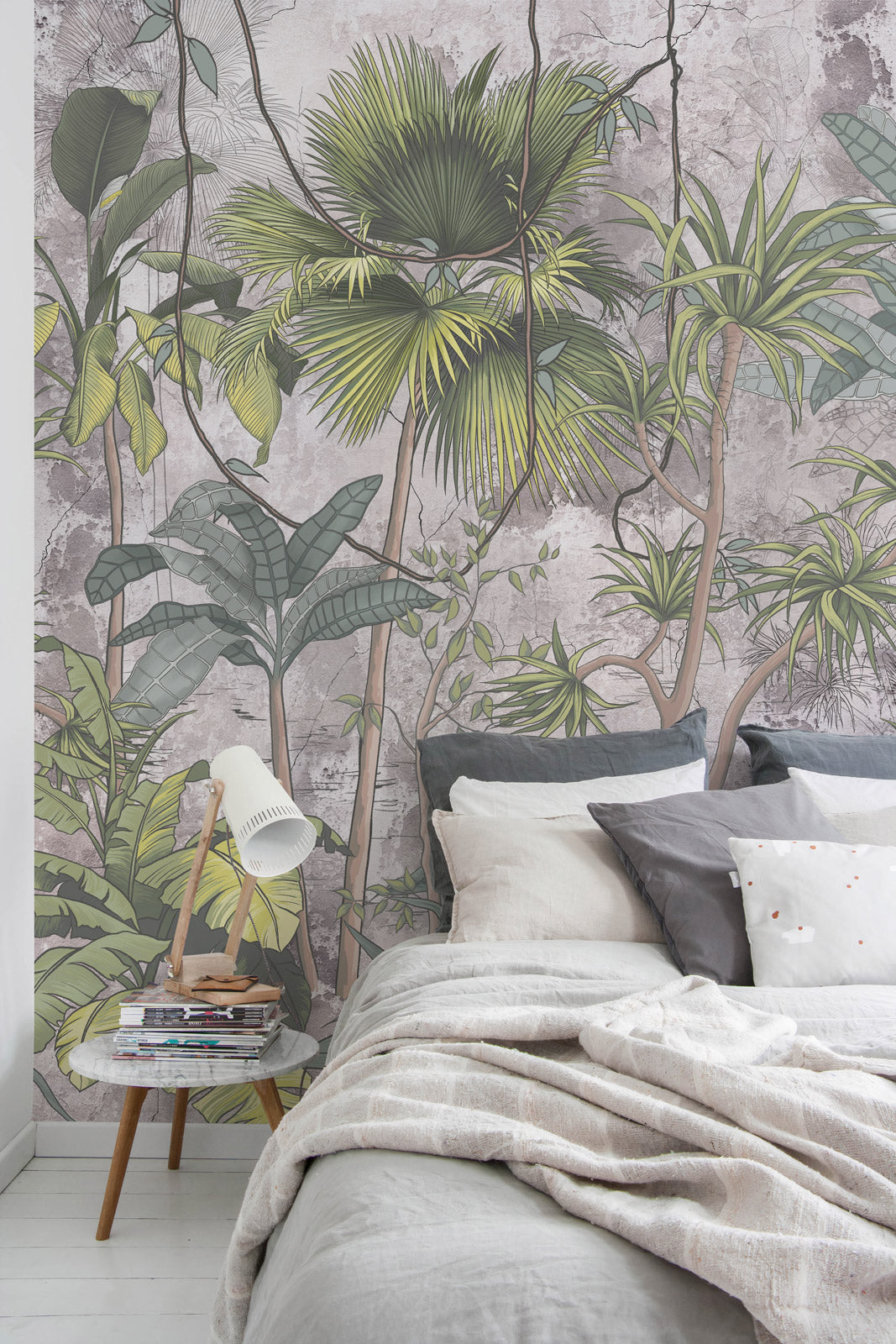 Tropical Large Mural Modern Wallpaper