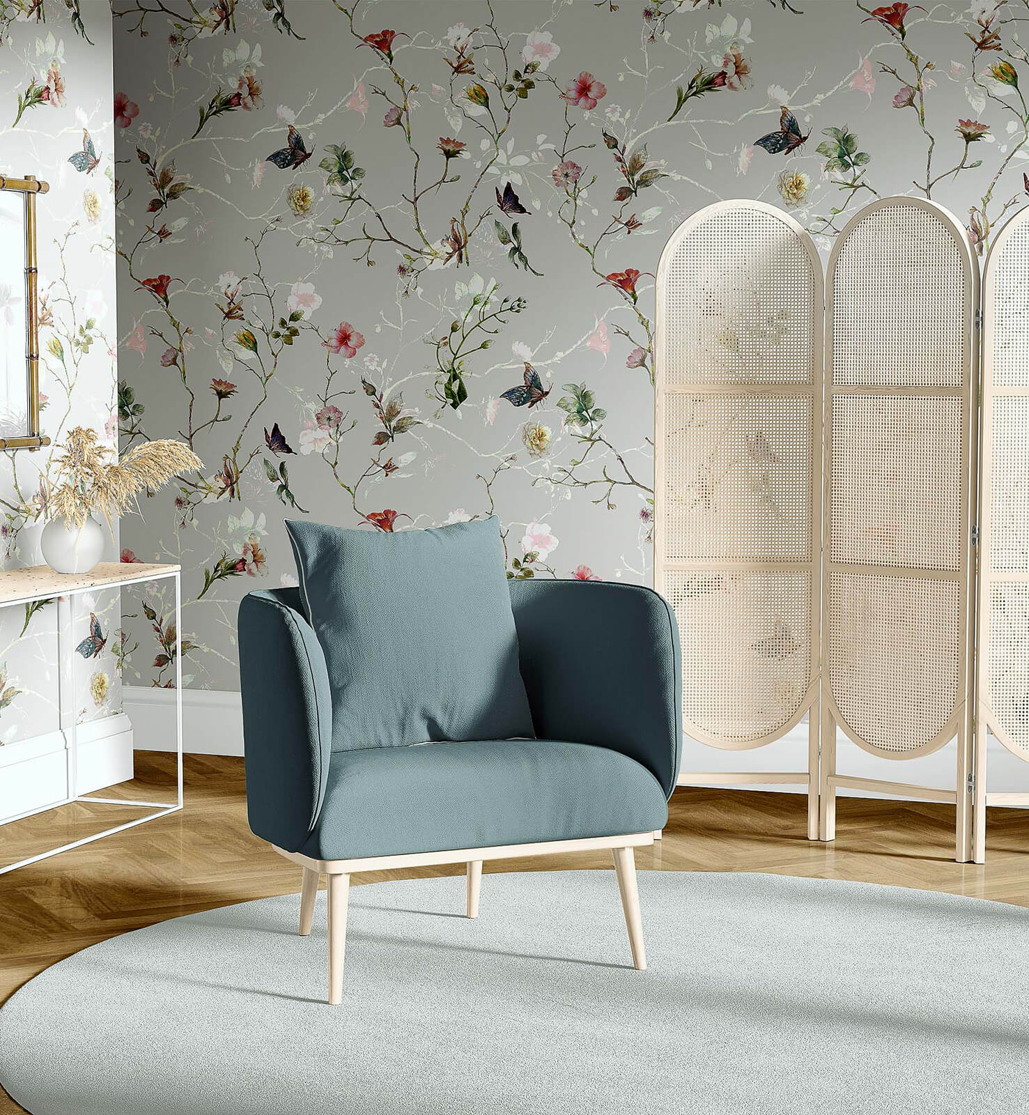 Vintage Floral Wallpaper