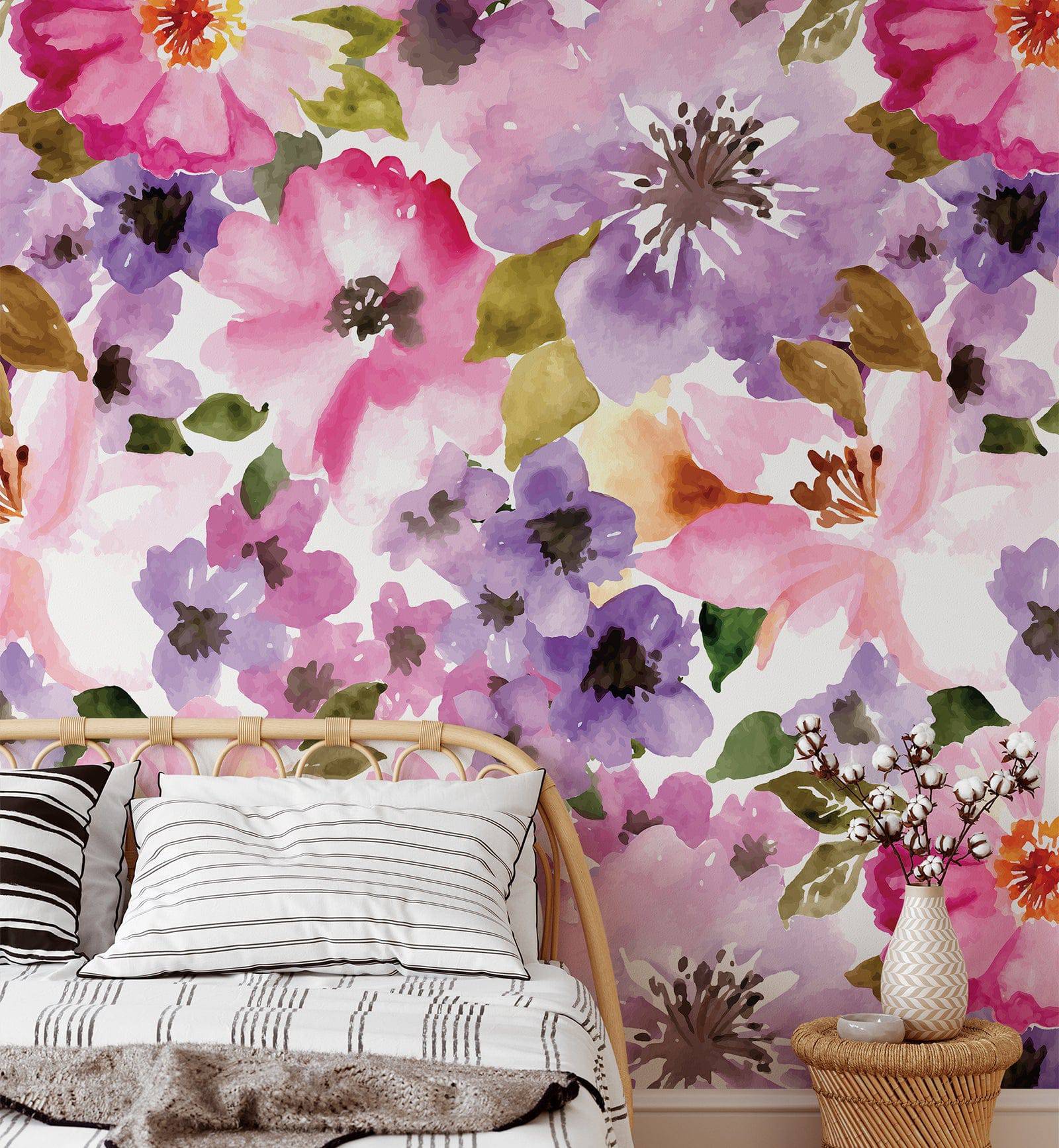 Spring Pink Floral - Walltrendz
