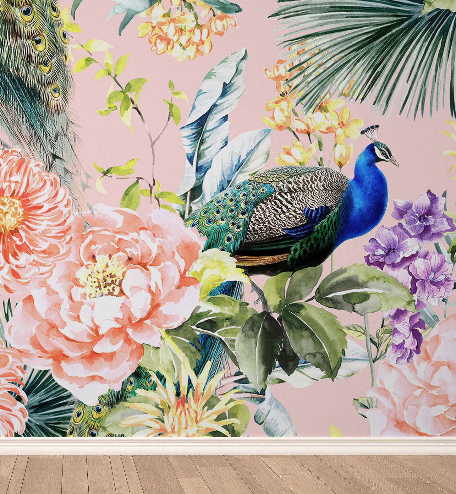 Royal Peacock Wallpaper