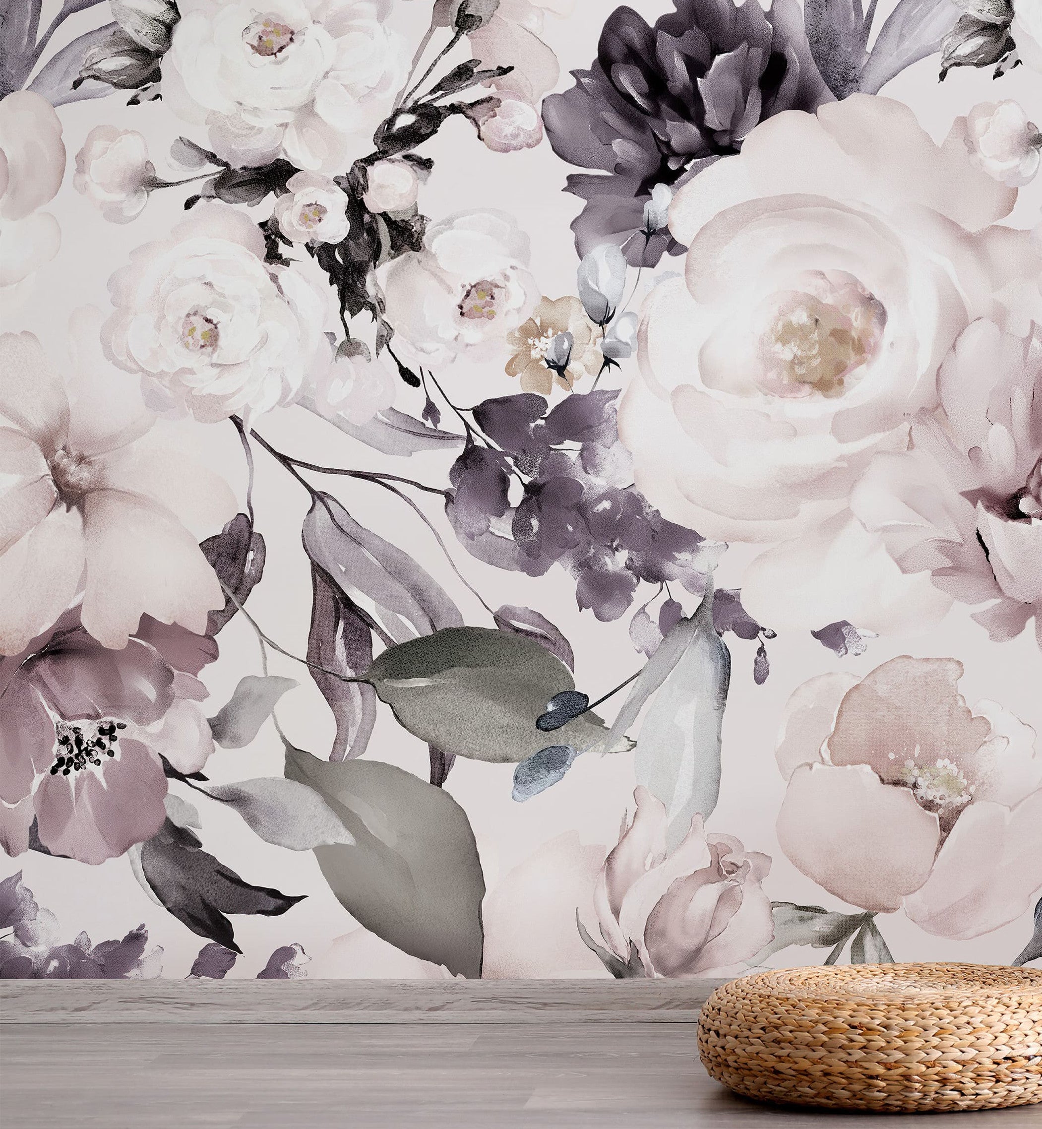 Large Peonies Floral Wallpaper for Your Home