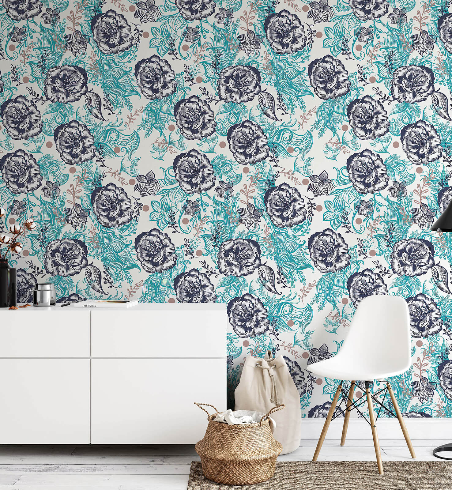 Doodles Rose Wallpaper