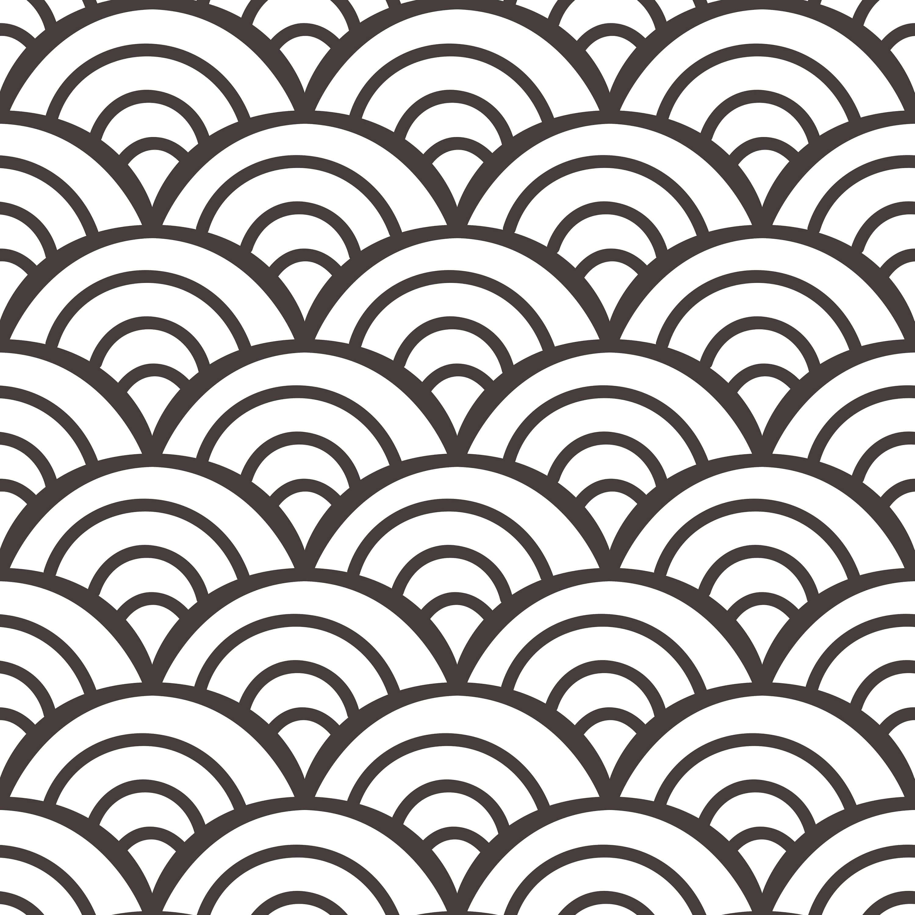 Circle Line Rainbow Wallpaper