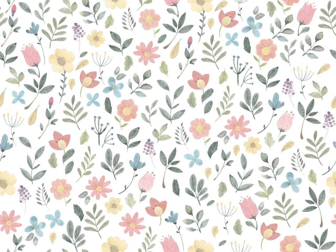 Watercolor Floral Wallpaper