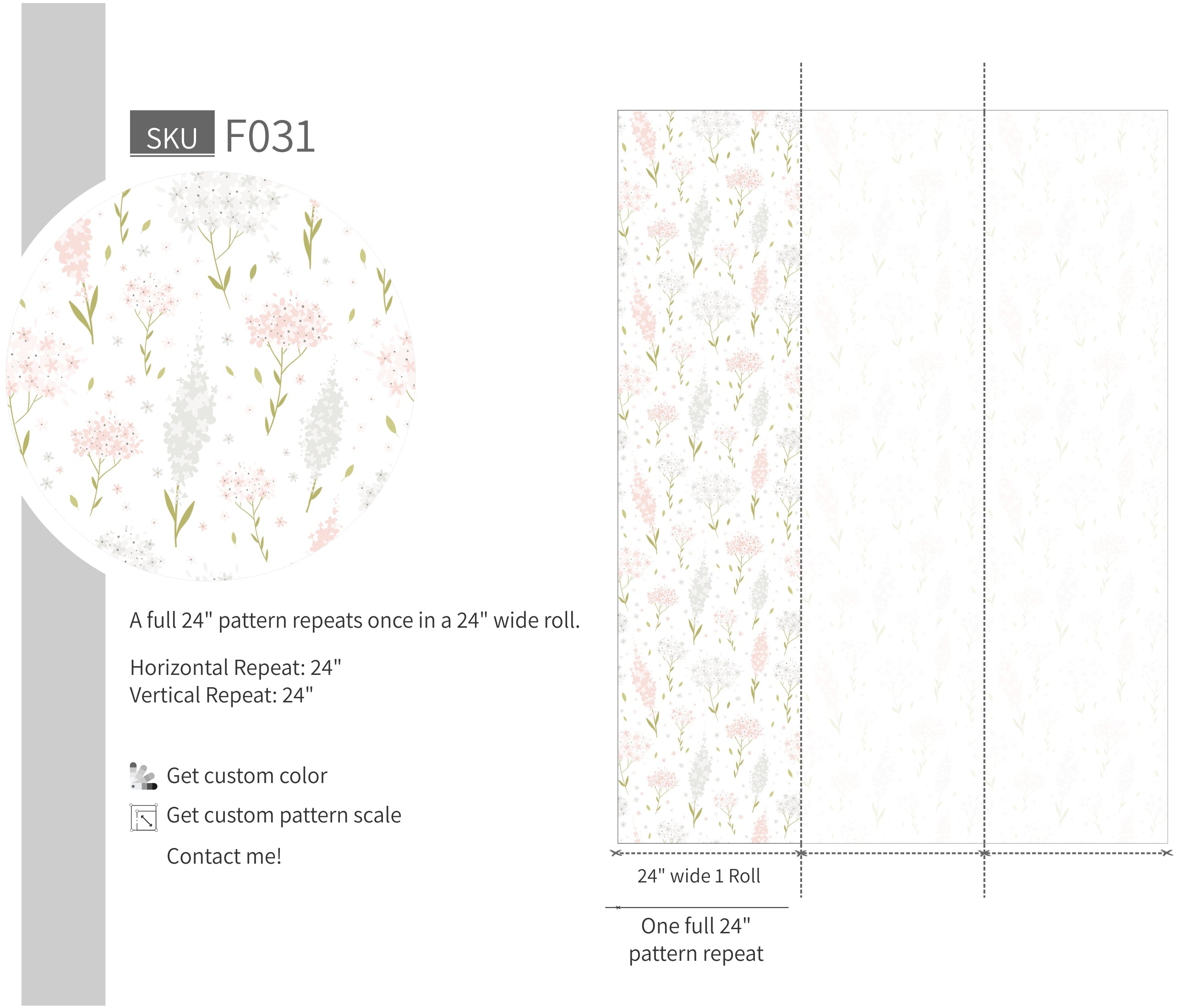 Floral Pink Leaves Wallpaper