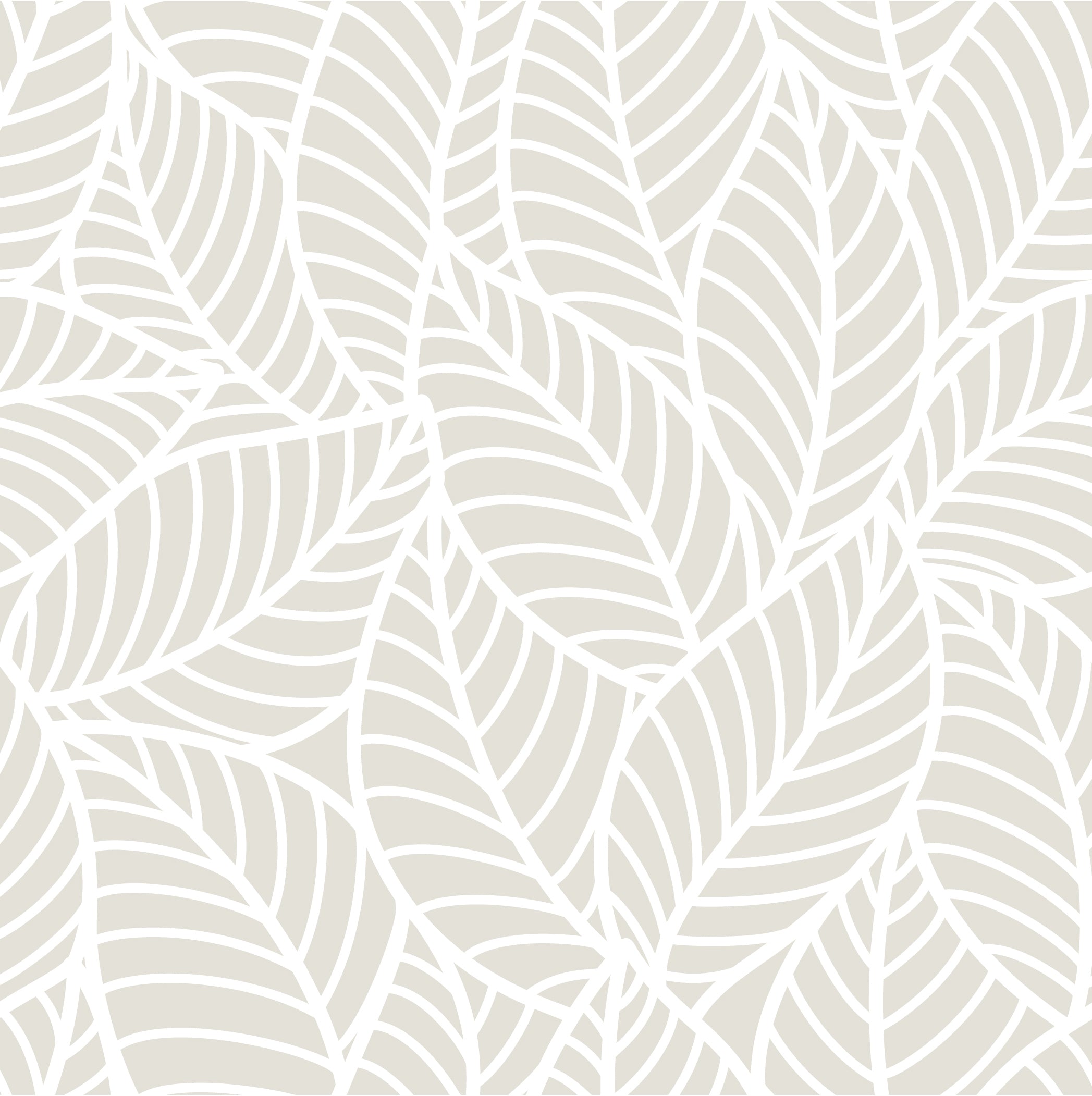 Tropical Scandinavian Style Wallpaper