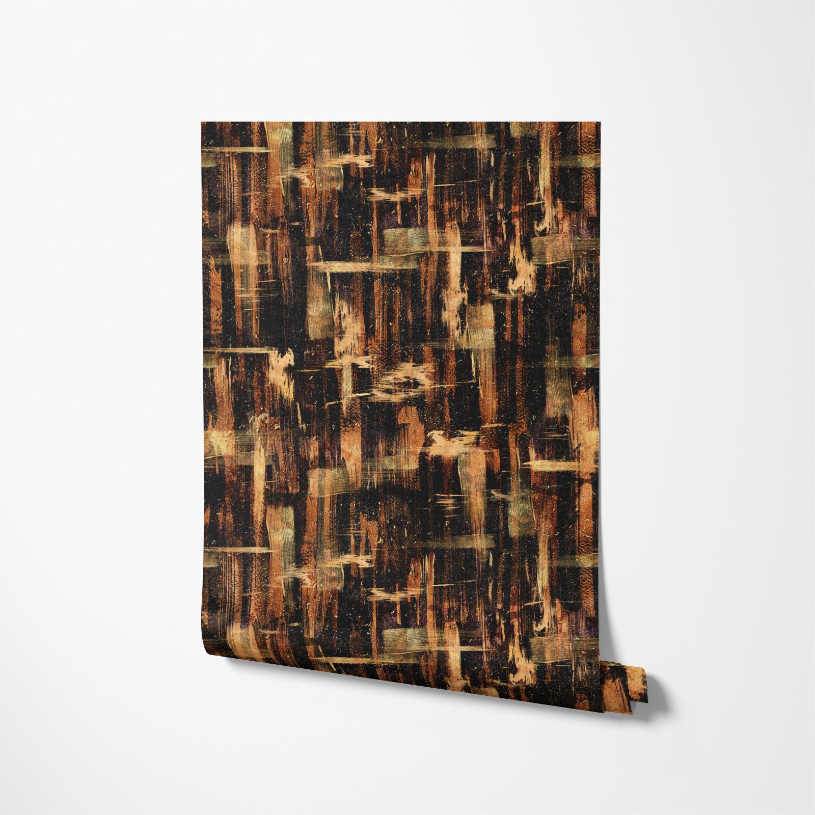 Brush Retro Style Wallpaper