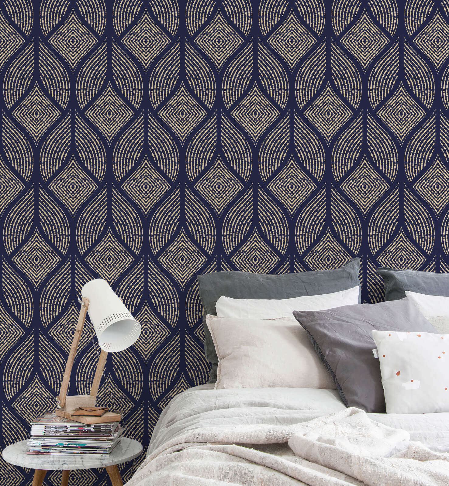 Modern Pattern Geometric Wallpaper for Wall