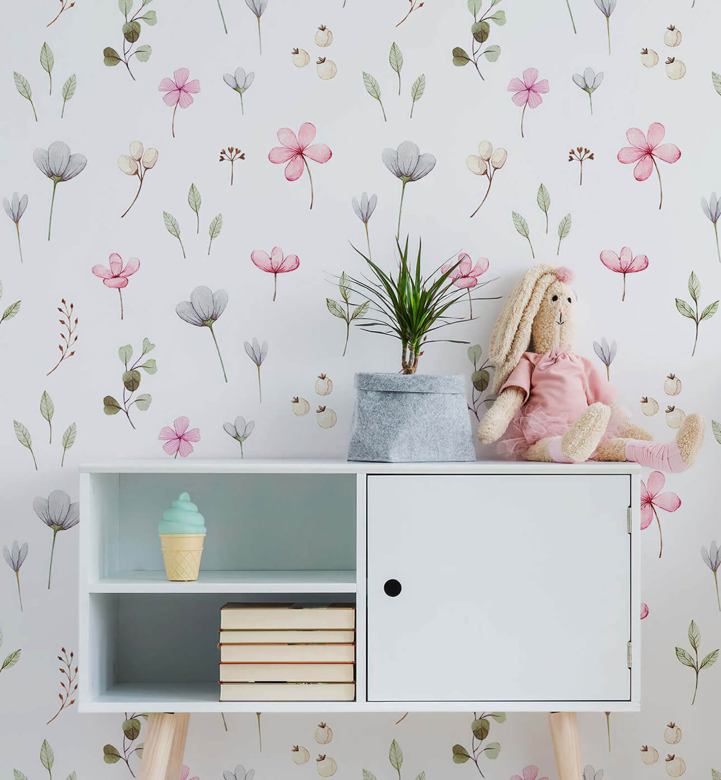 Cute Surface Kids Room Wallpaper