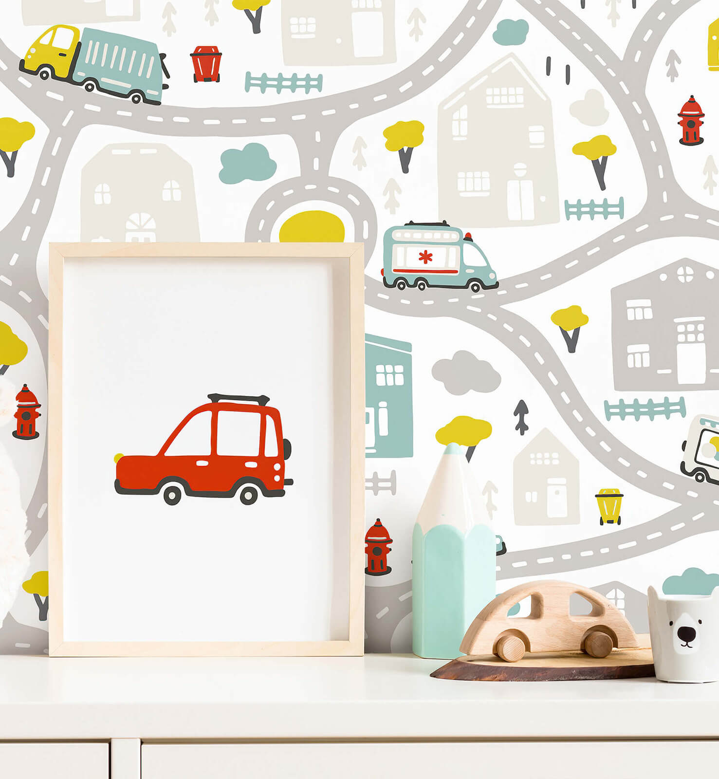 City Transport Kids Wallpaper
