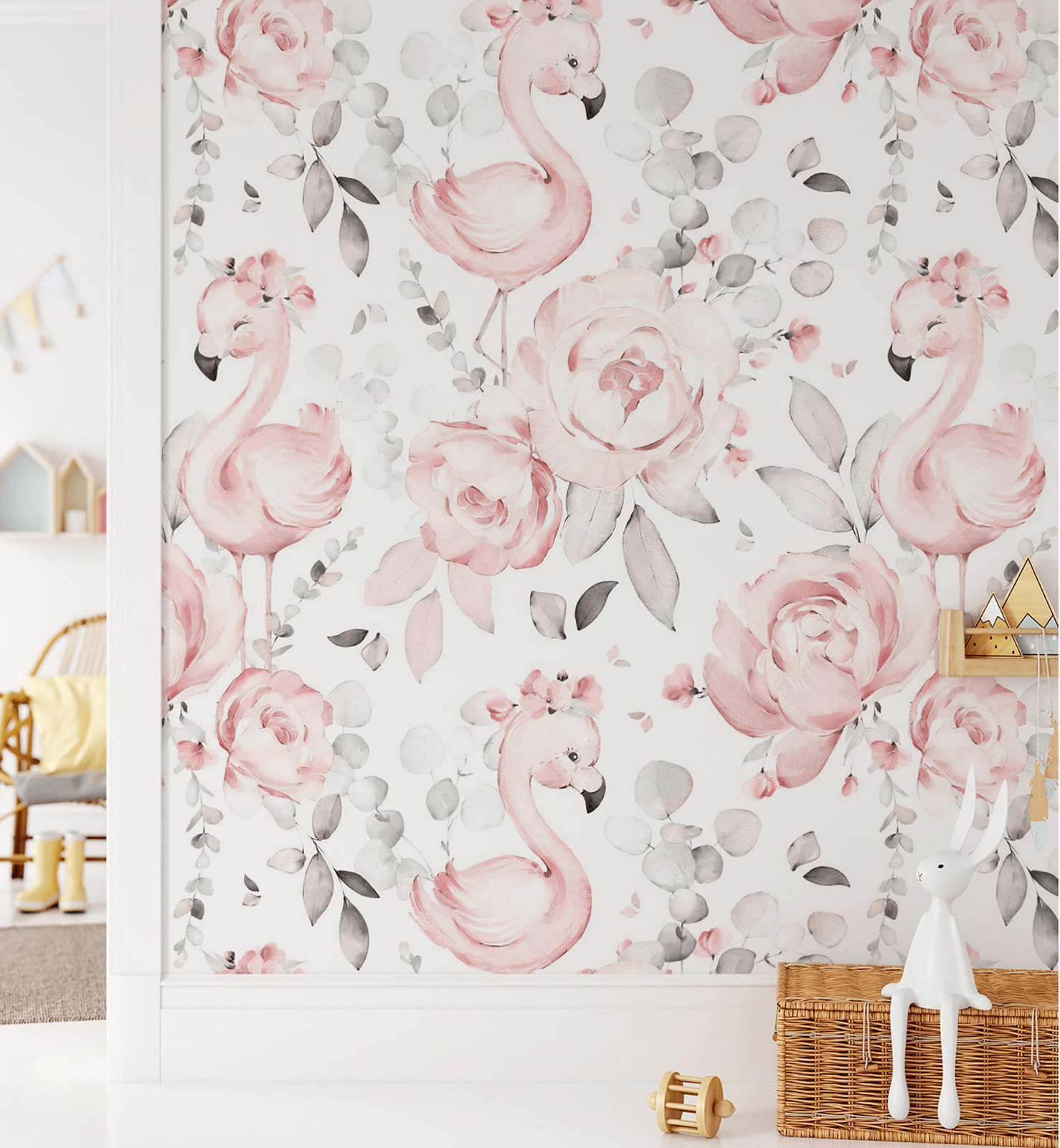 Flamingo Watercolor Wallpaper