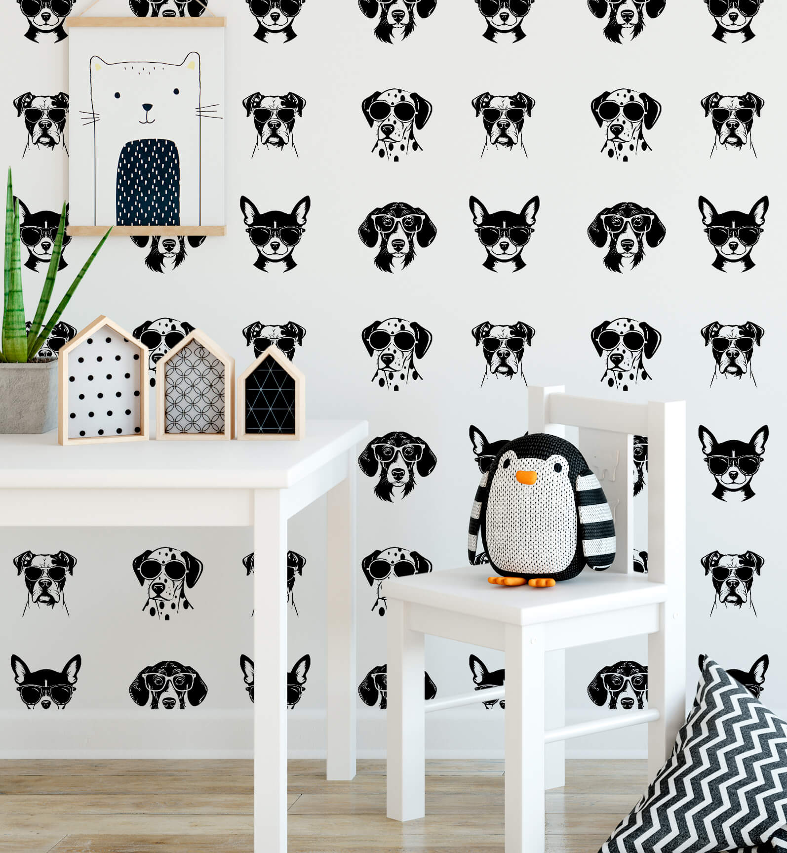 Minimalist Dog Wallpaper