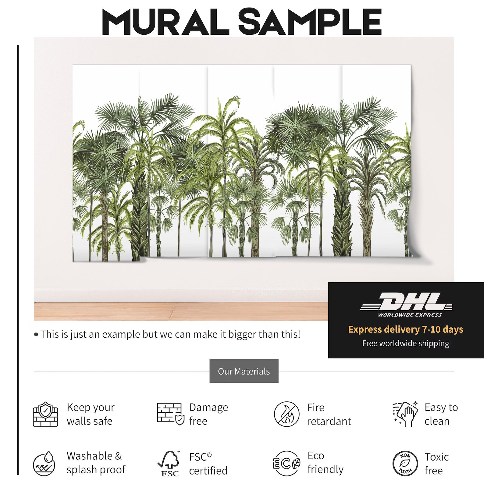 Palm Botanical Large Tree Wallpaper