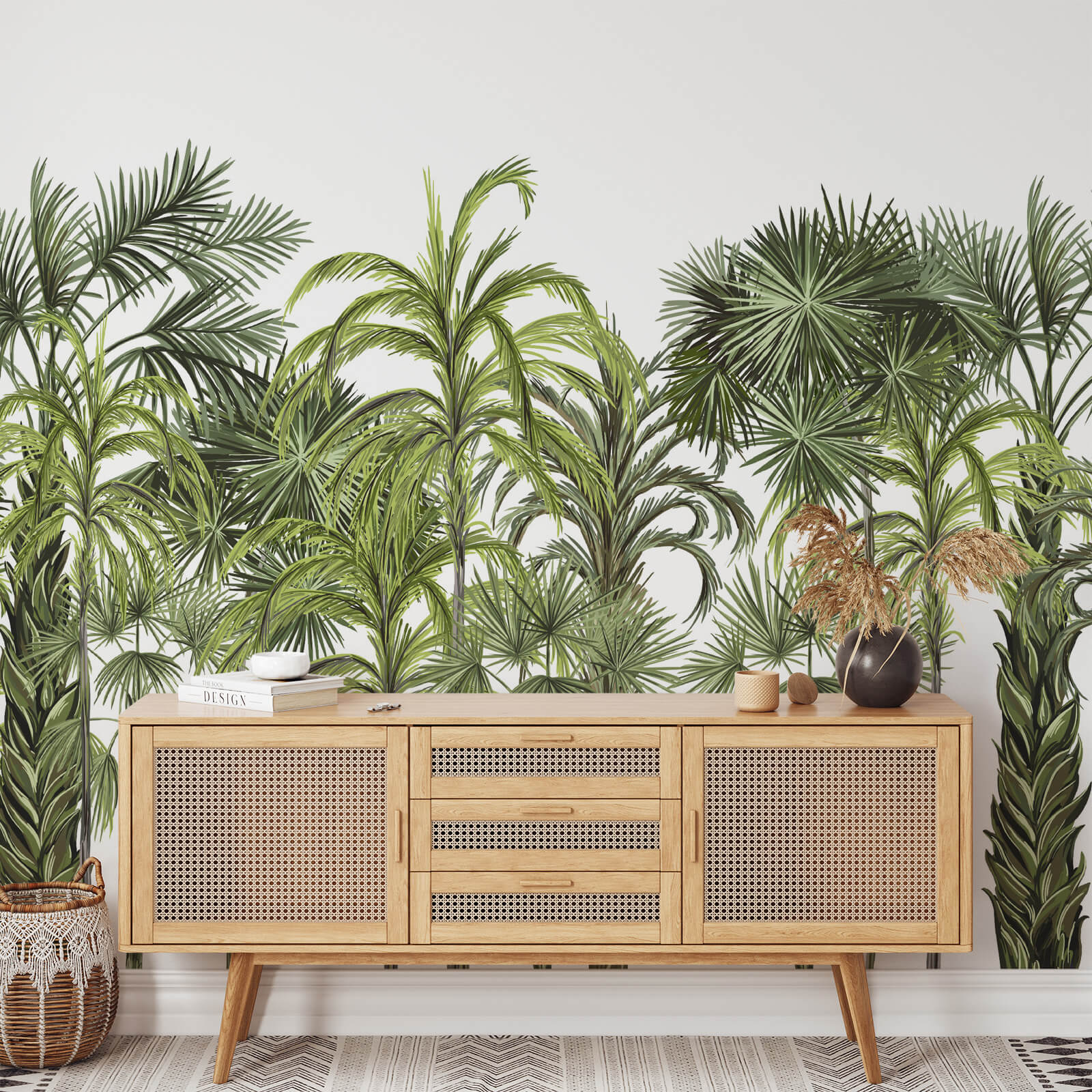 Palm Botanical Large Tree Wallpaper