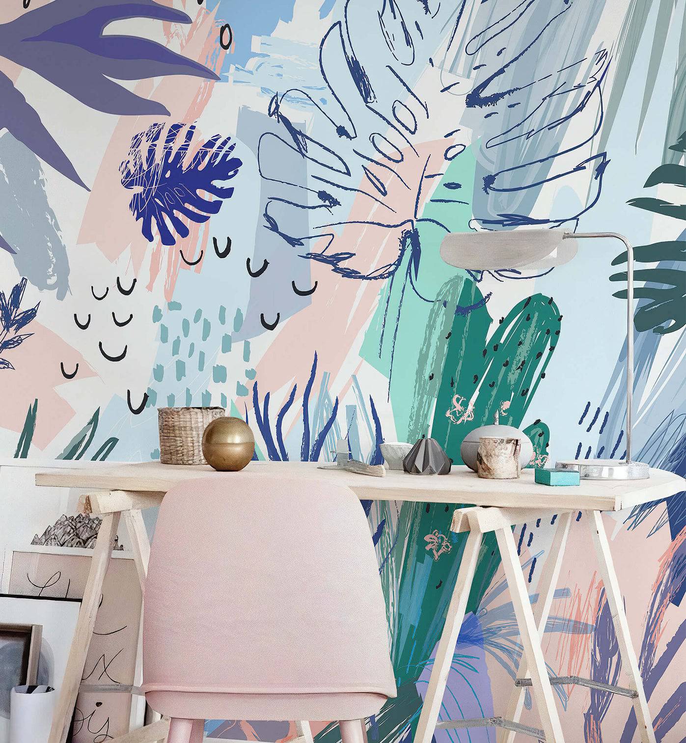 Large Mural Monstera - Walltrendz