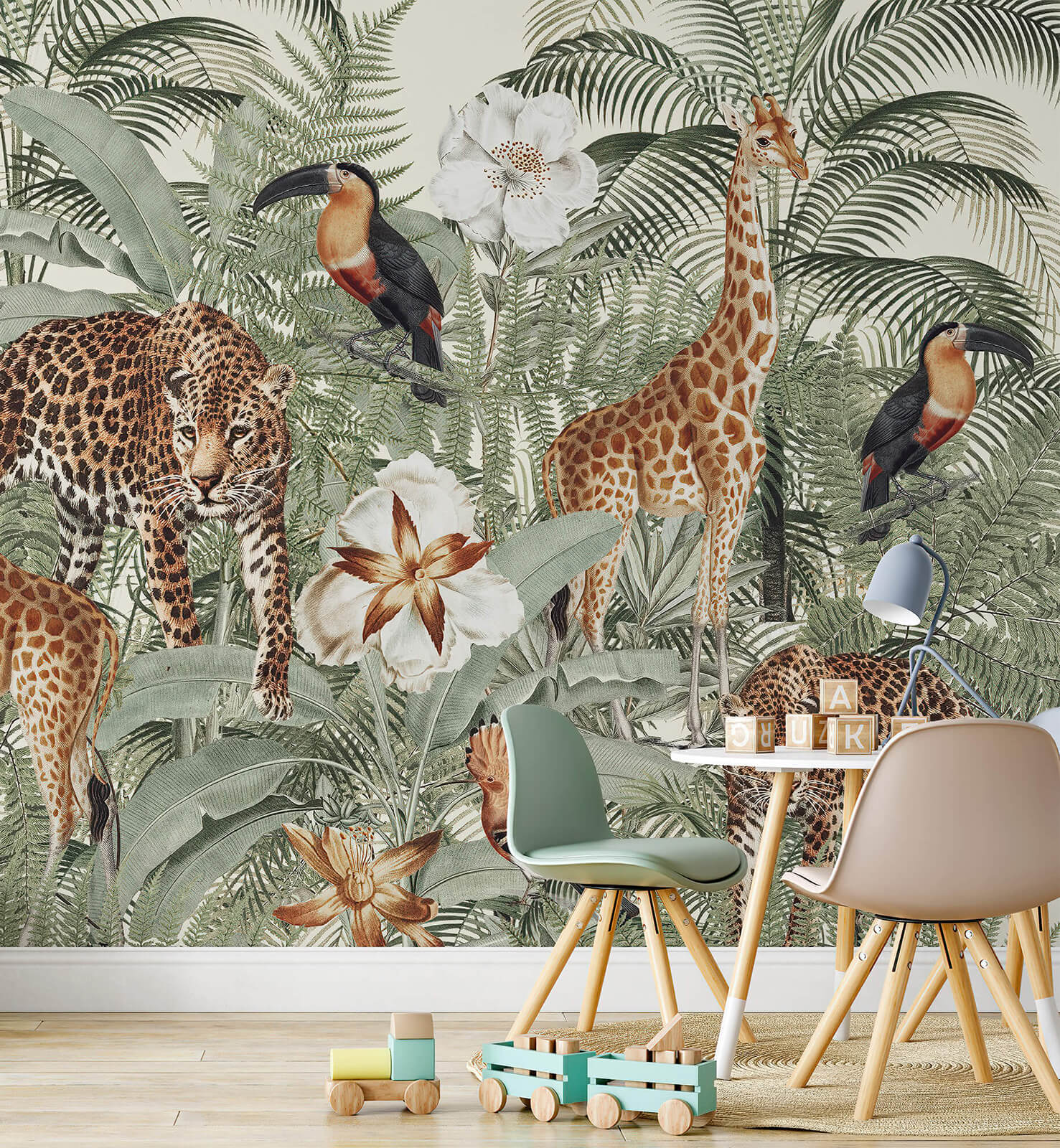 Animal with leaves Wallpaper