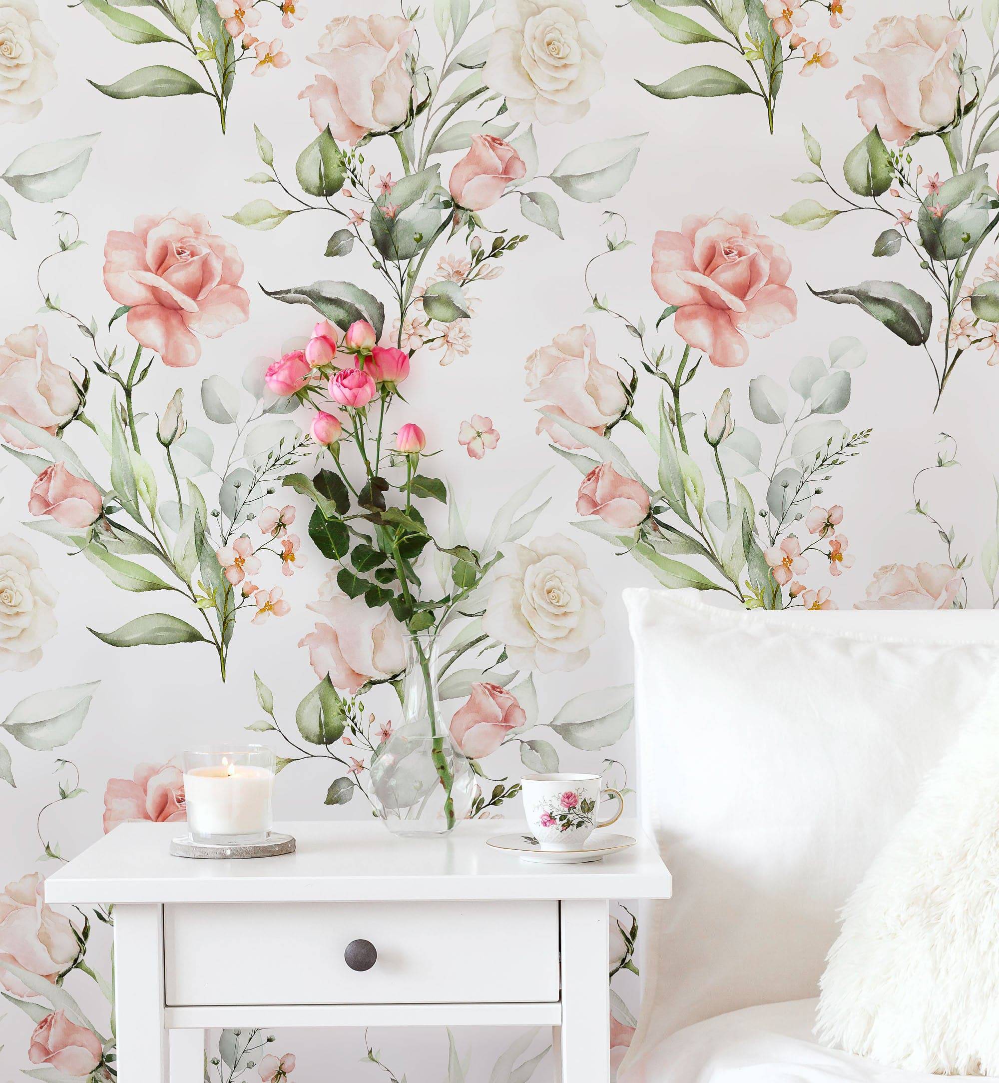 Rose Floral - Walltrendz