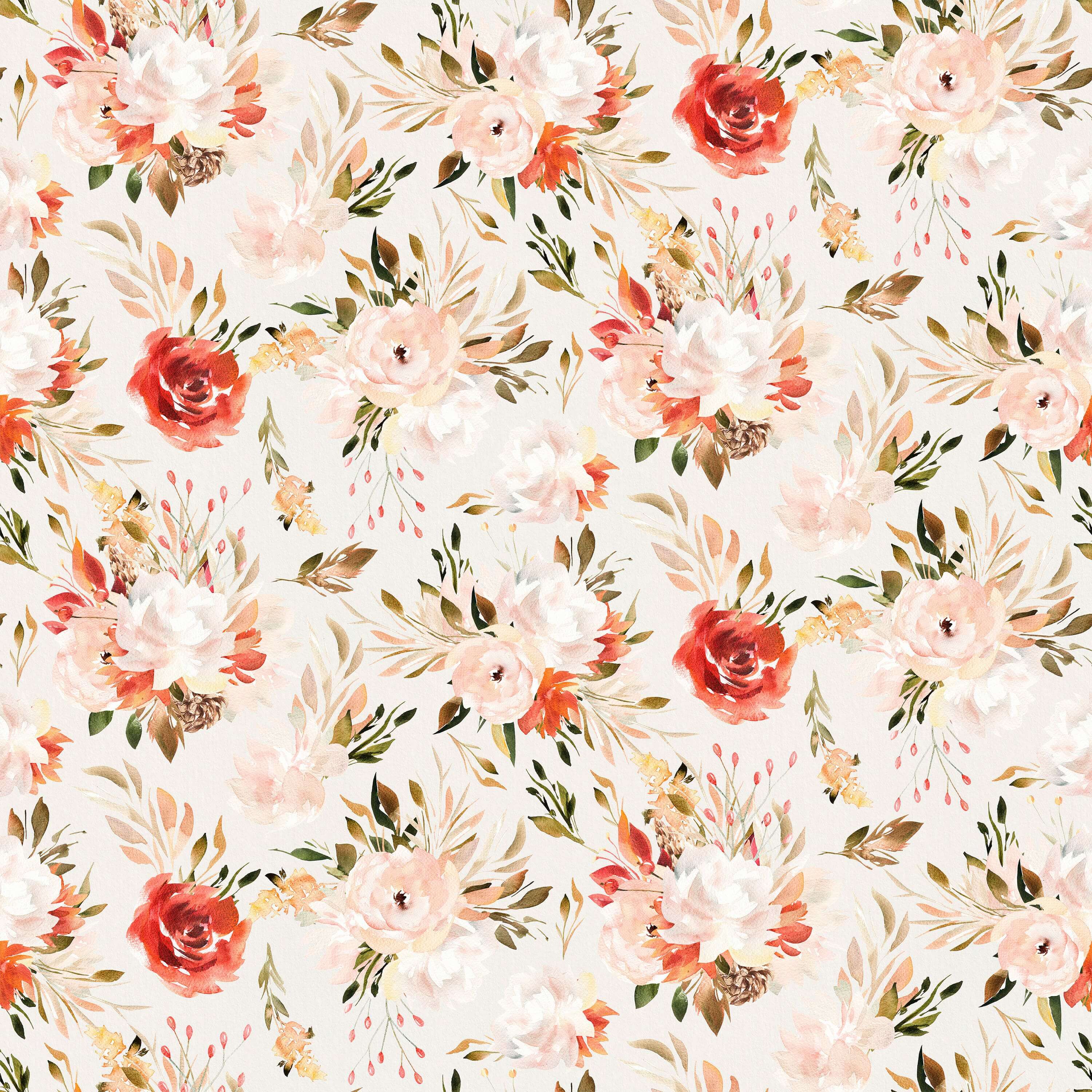 Vintage Flowers Wallpaper