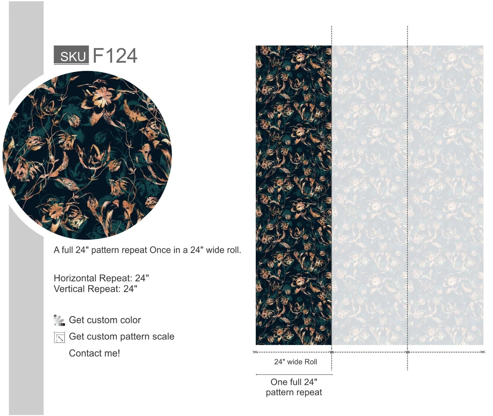 Royal Floral Wallpaper