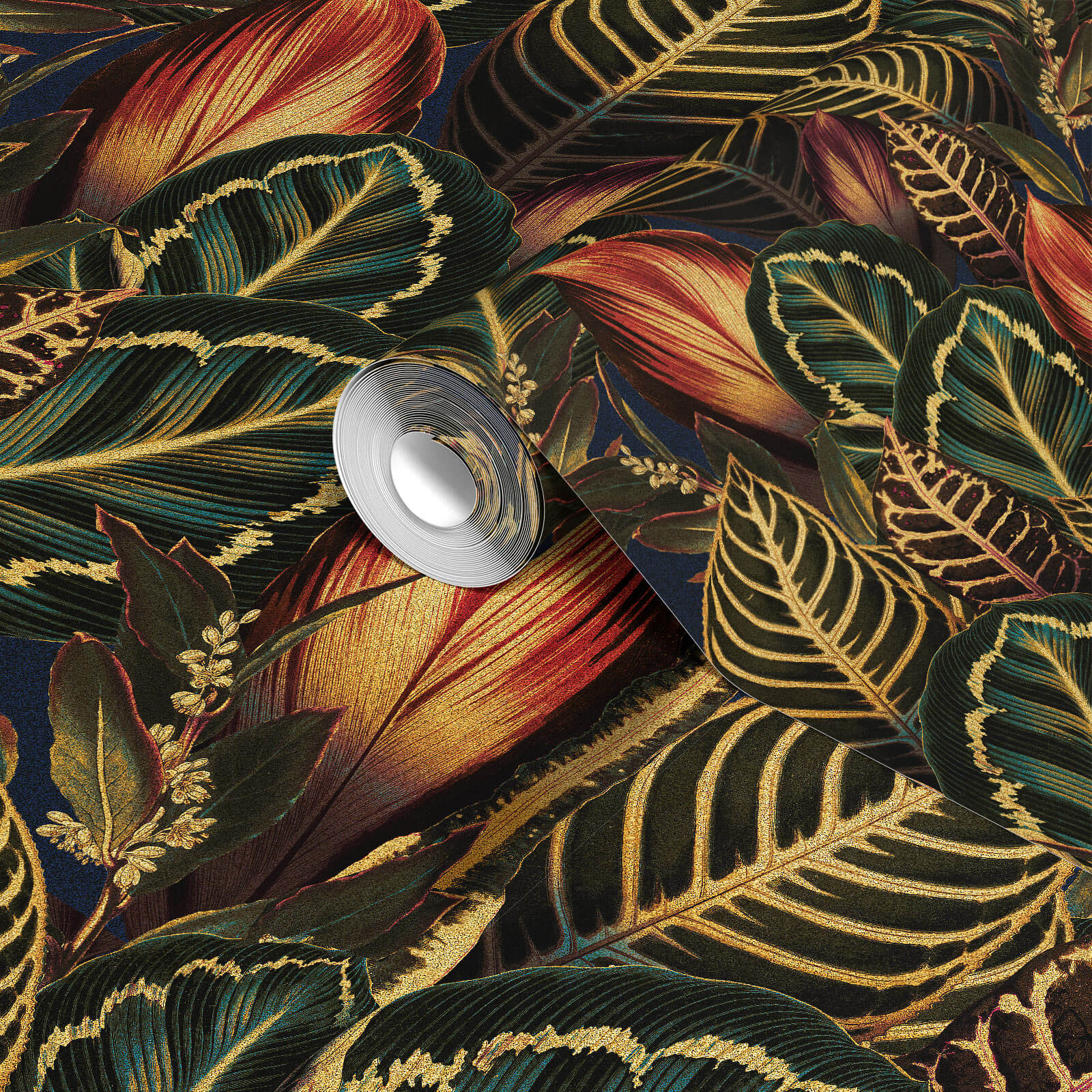 Golden Luxury Boho Dark Tropical