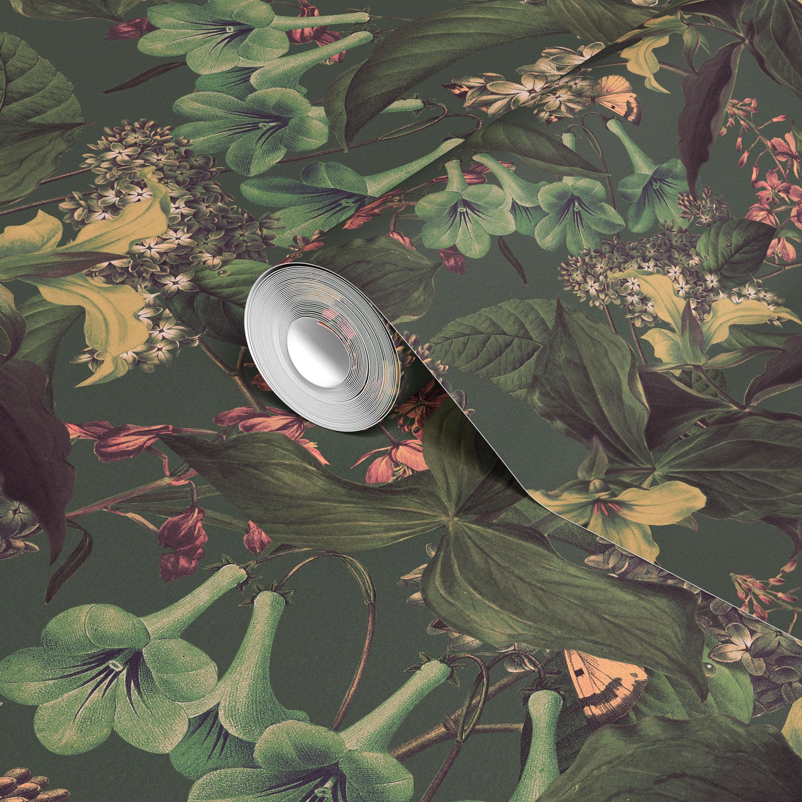 Midnight Garden Flower Wallpaper