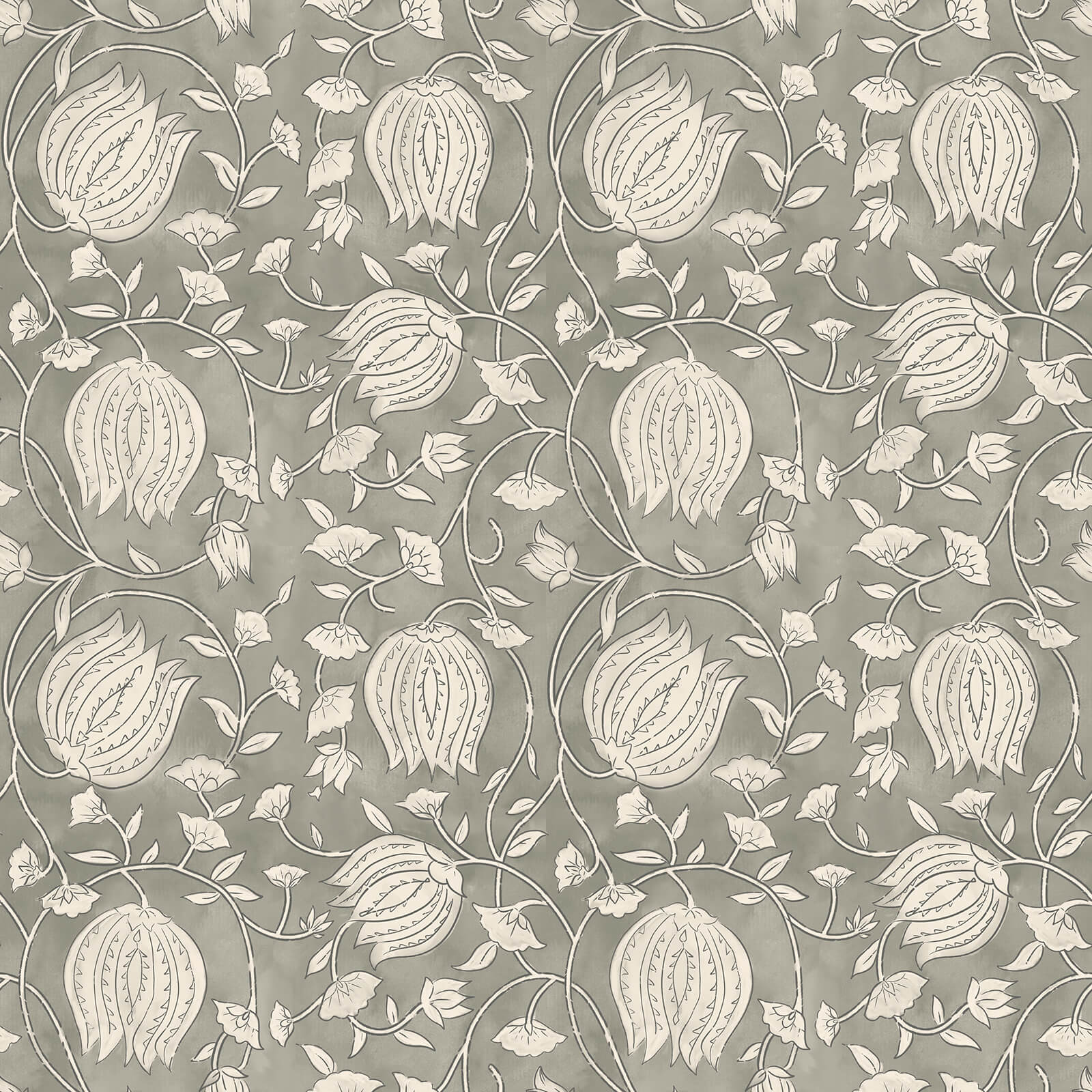 Boho Retro Style Wallpaper