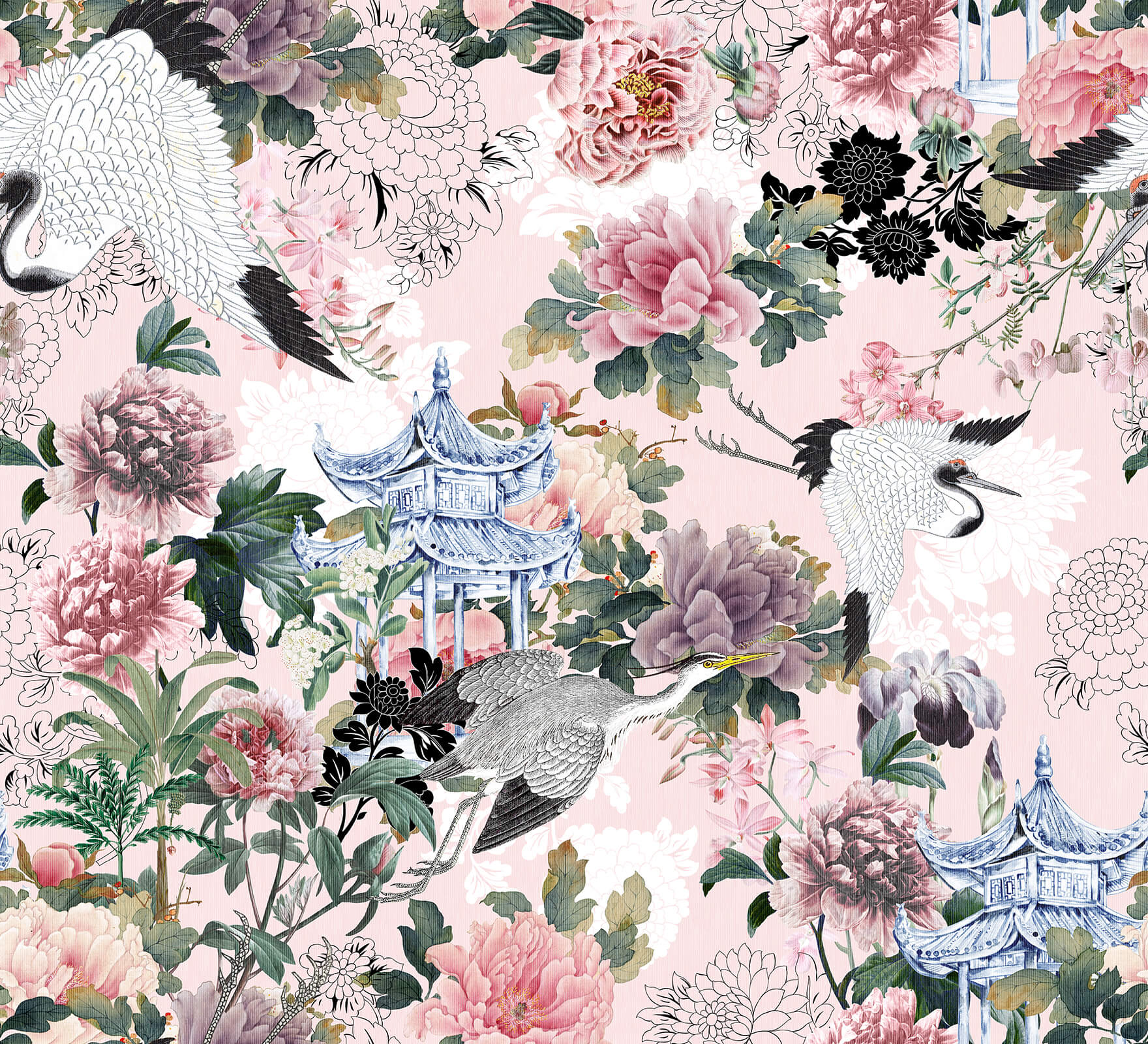 Ereganto Chinoiserie Wallpaper