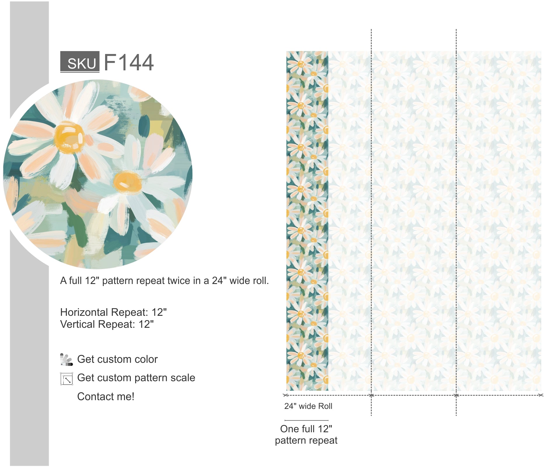 Watercolor Cute Daisy Flower Wallpaper