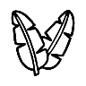 Tropical-themed wallpaper design icon