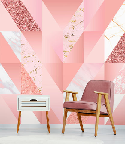 Pink Tile Wallpaper