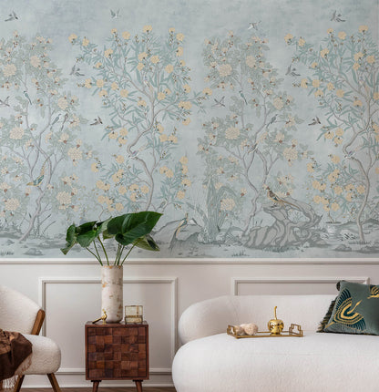 Chinoiserie Vintage Mural Wallpaper