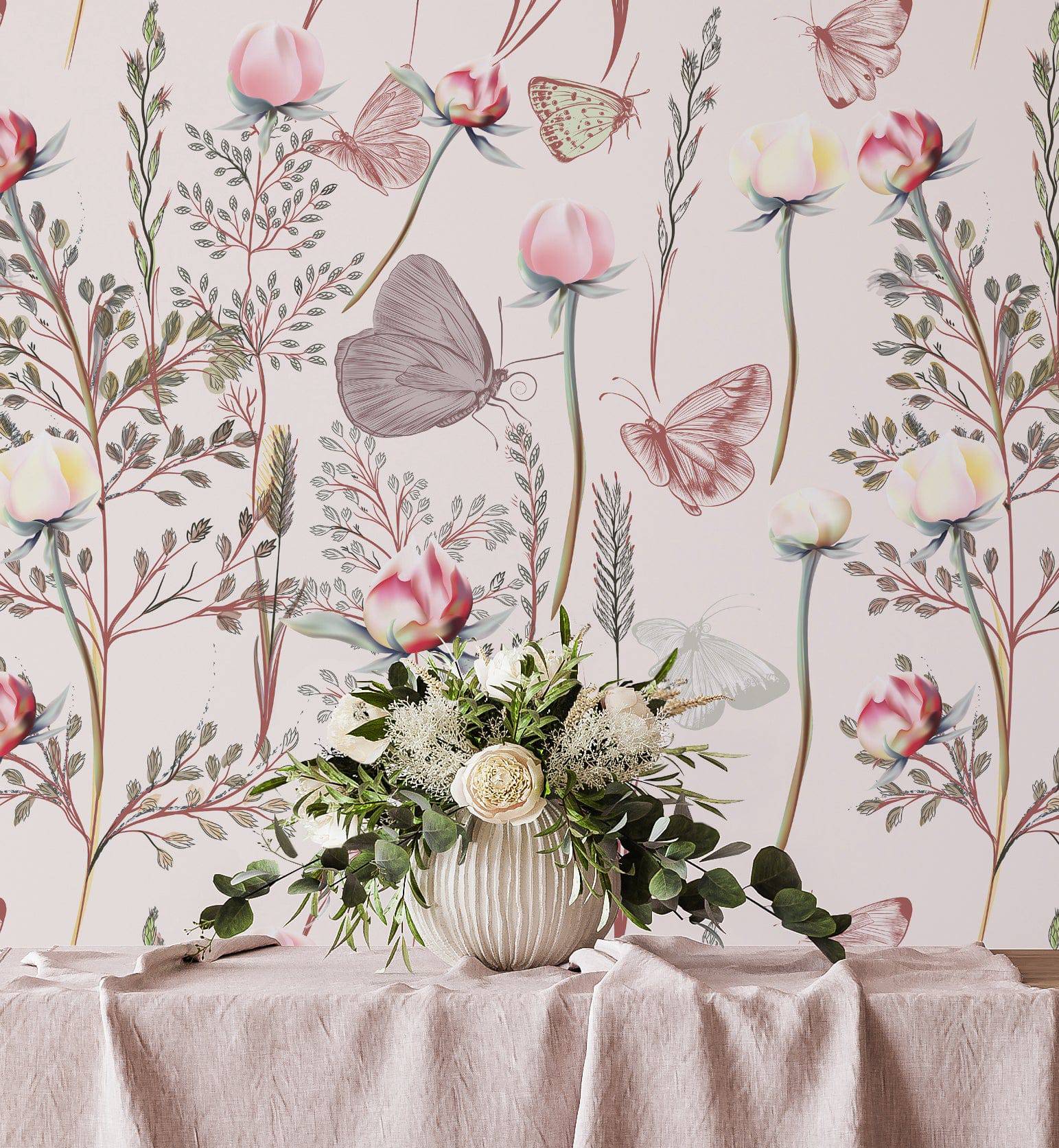 Butterfly Floral - Walltrendz