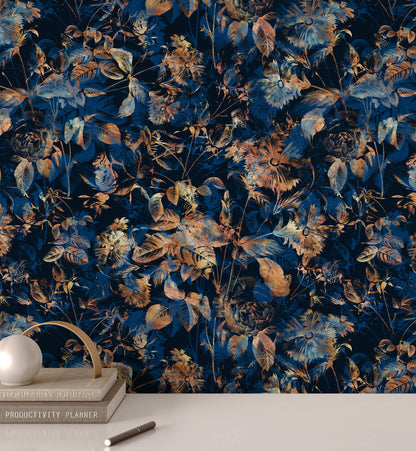 Art Nouveau Floral Wallpaper