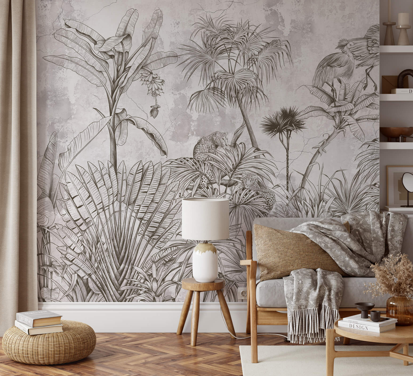 Tropical Forest Mural Wallpaper