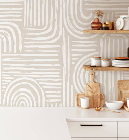 Modern Brush Stroke - Walltrendz